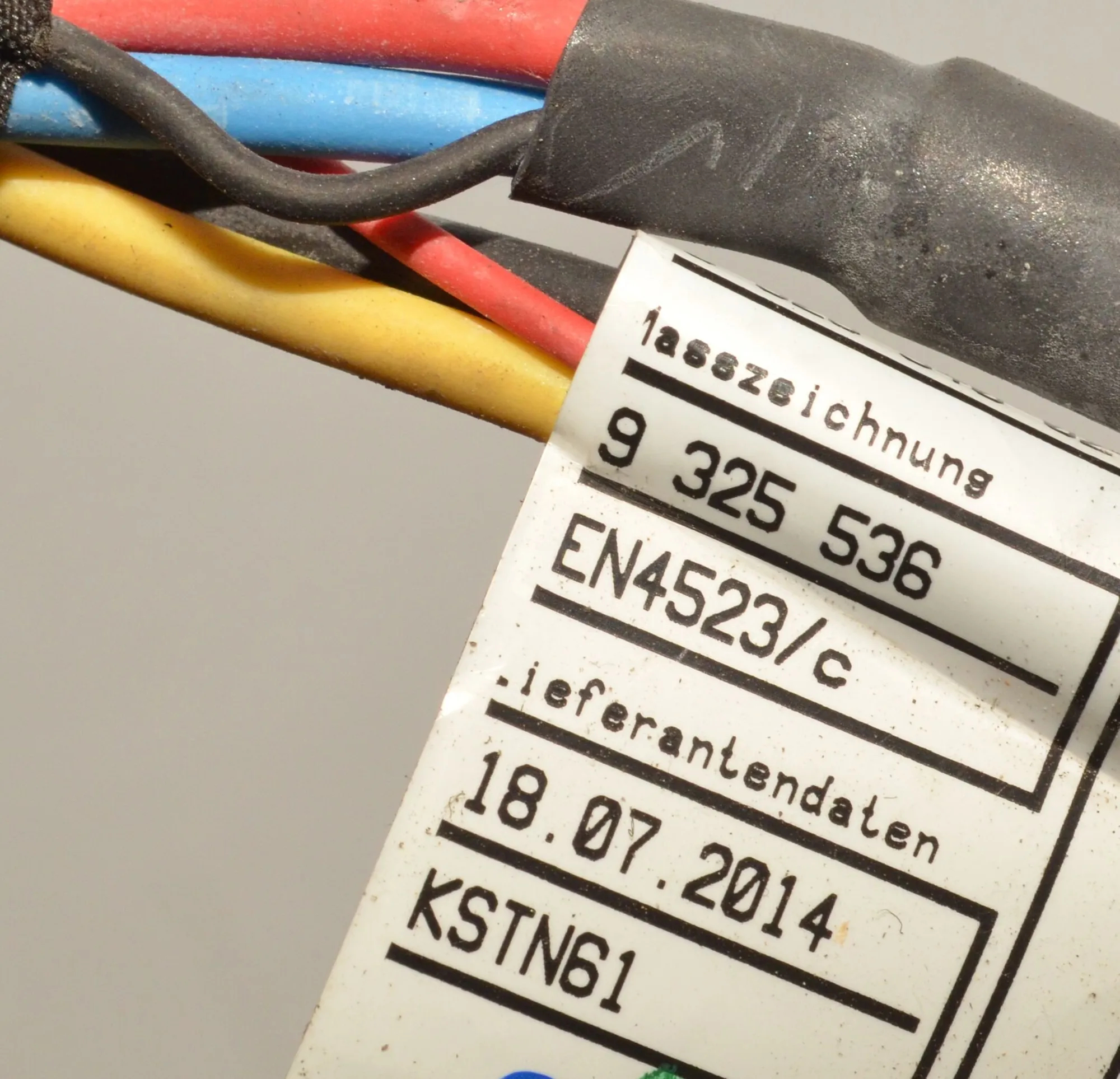 Cable Harness – OEM 9325540 · BMW 5 (F10) 535 d xDrive 2014 – 5