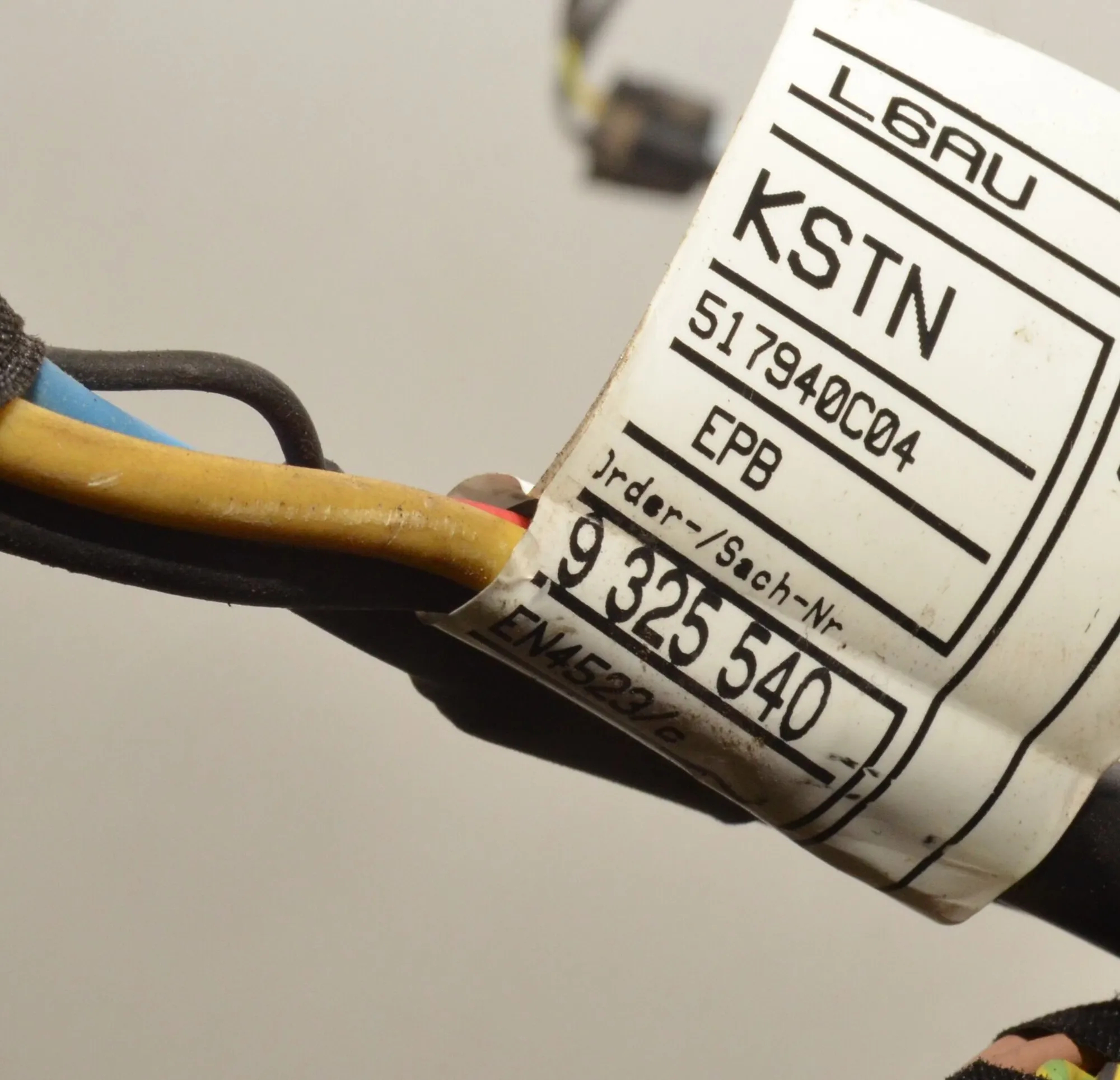Cable Harness – OEM 9325540 · BMW 5 (F10) 535 d xDrive 2014 – 6