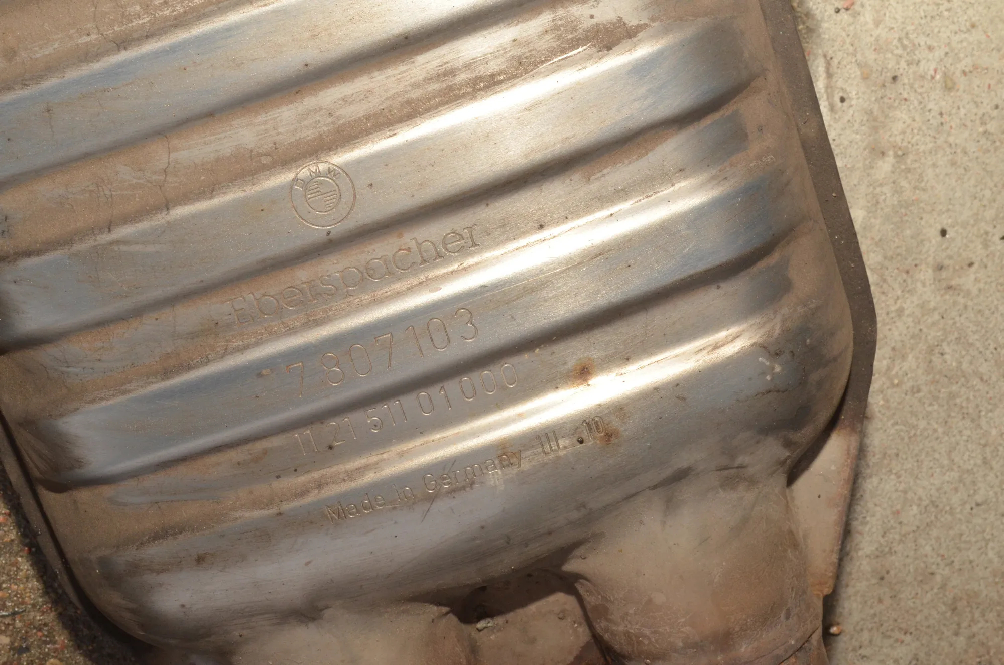 Exhaust – OEM 7807103 · BMW 5 Gran Turismo (F07) 530 d 2010 – 7
