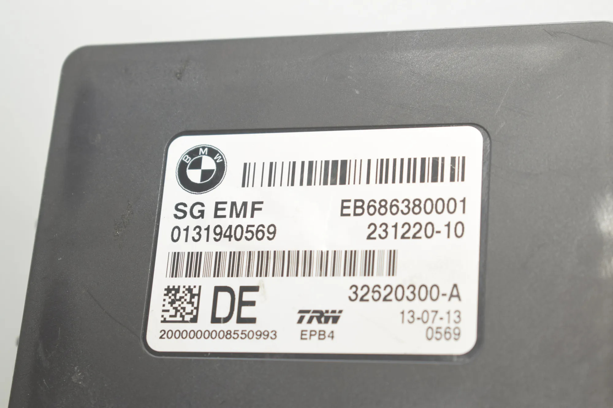 Handbrake Control Unit – OEM 34436863800 · BMW 5 (F10) 530 d 2013 – 6