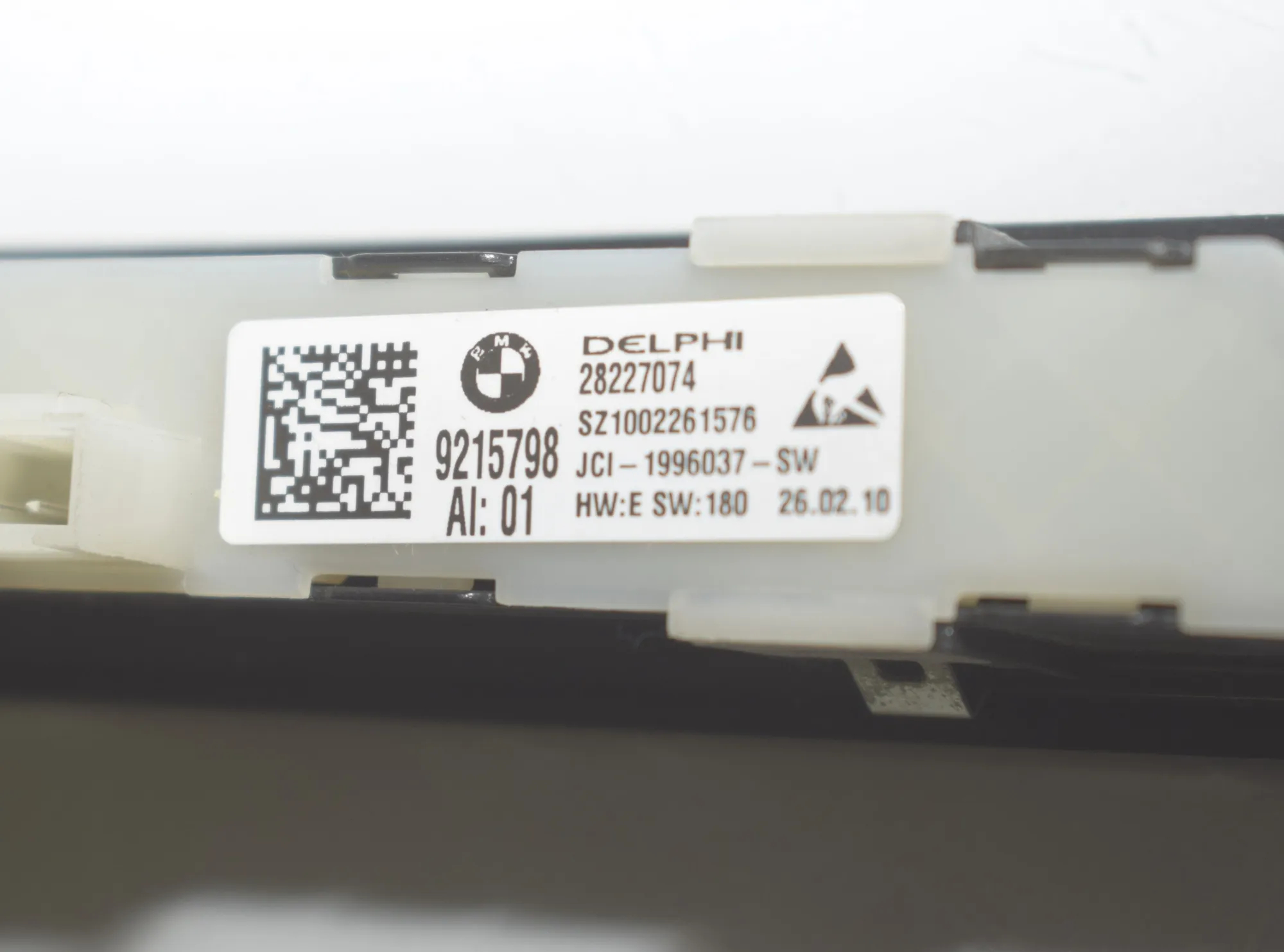 Other Control Units – OEM 9215798 · BMW 5 Gran Turismo (F07) 530 d 2010 – 5