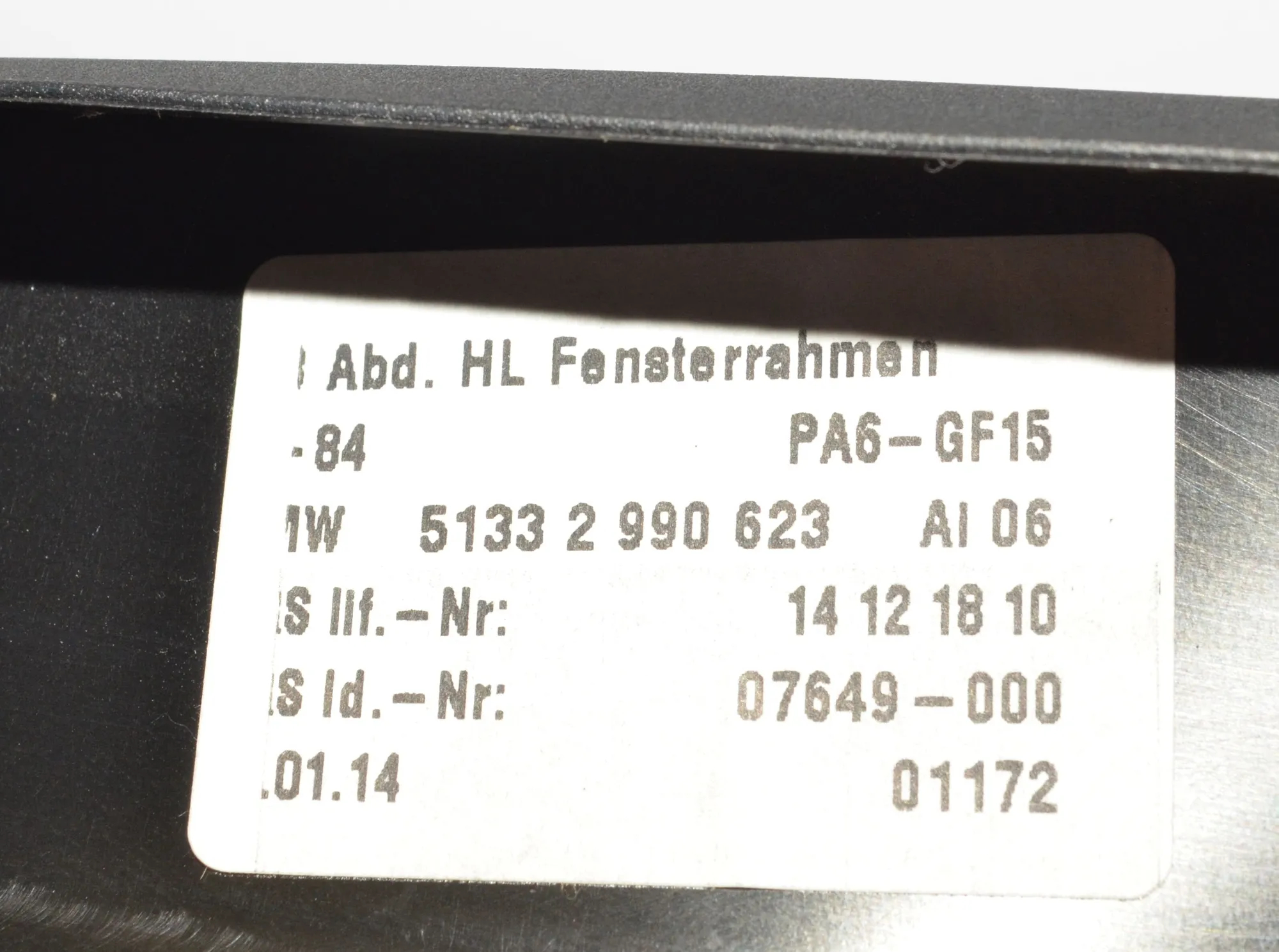 Other Interior Parts – OEM 2990623 · BMW X1 (E84) xDrive 20 i 2014 – 5
