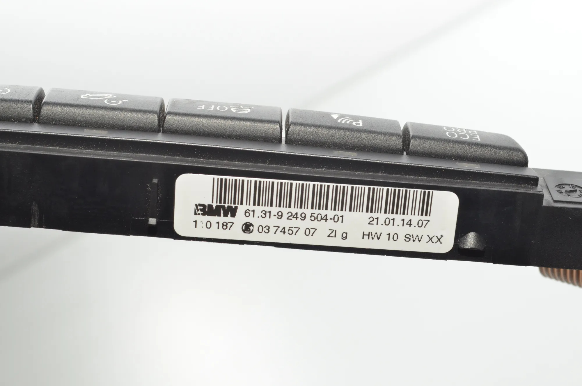 Button Switch Panel – OEM 9249504 · BMW X1 (E84) xDrive 20 i 2014 – 6