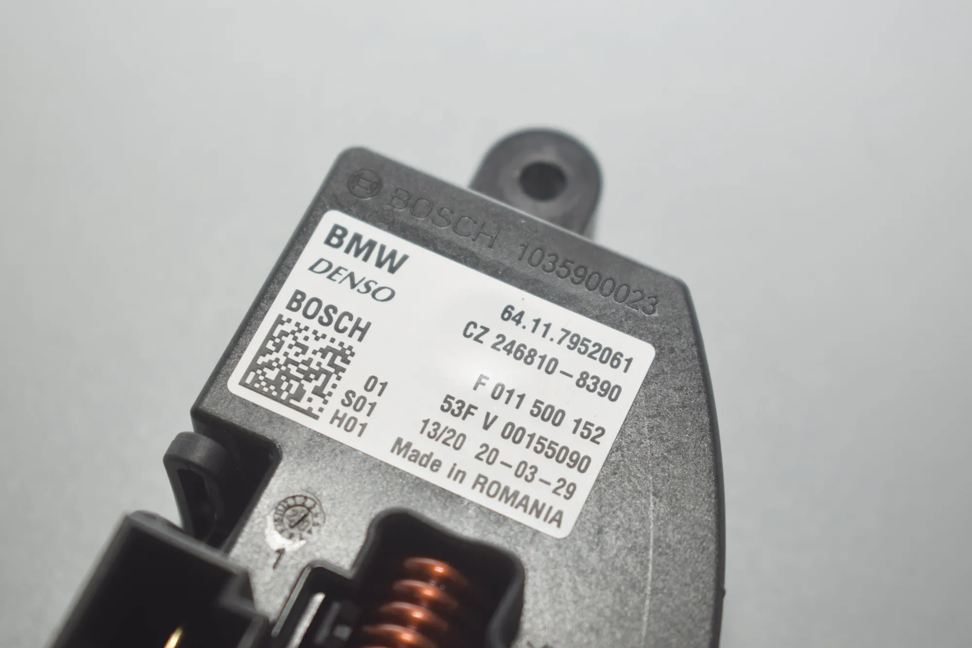 Interior Heater Resistor – OEM 7952061 · BMW i3 (I01) Electric 2020 – 7
