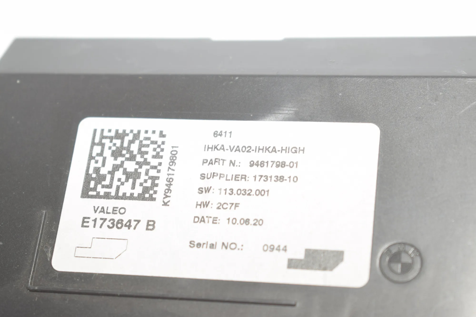 Other Control Units – OEM 9461798 · BMW i3 (I01) Electric 2020 – 5
