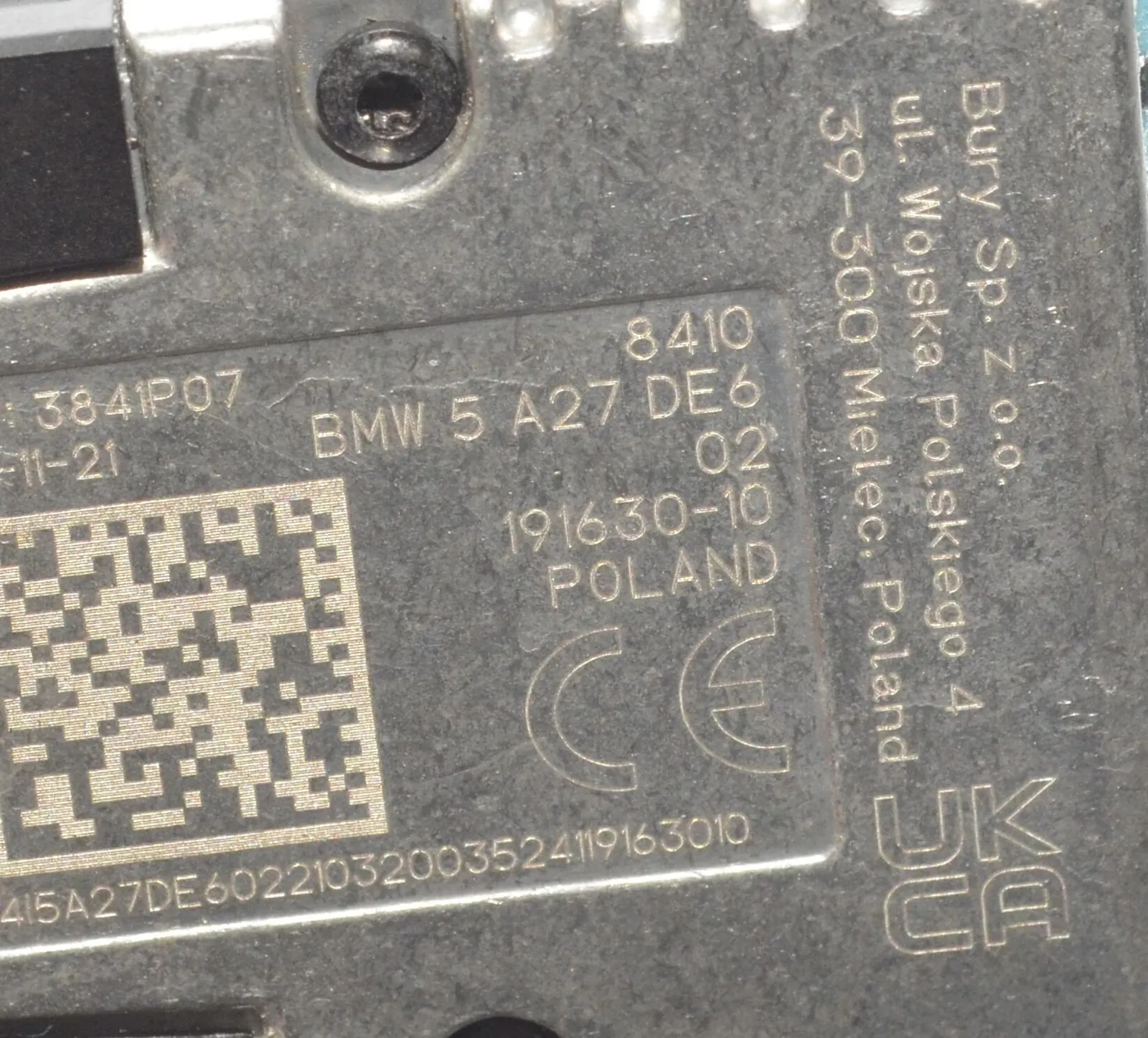 USB – OEM 5A27DE6 · BMW iX (I20) BMW iX (I20) xDrive50 2022 – 6