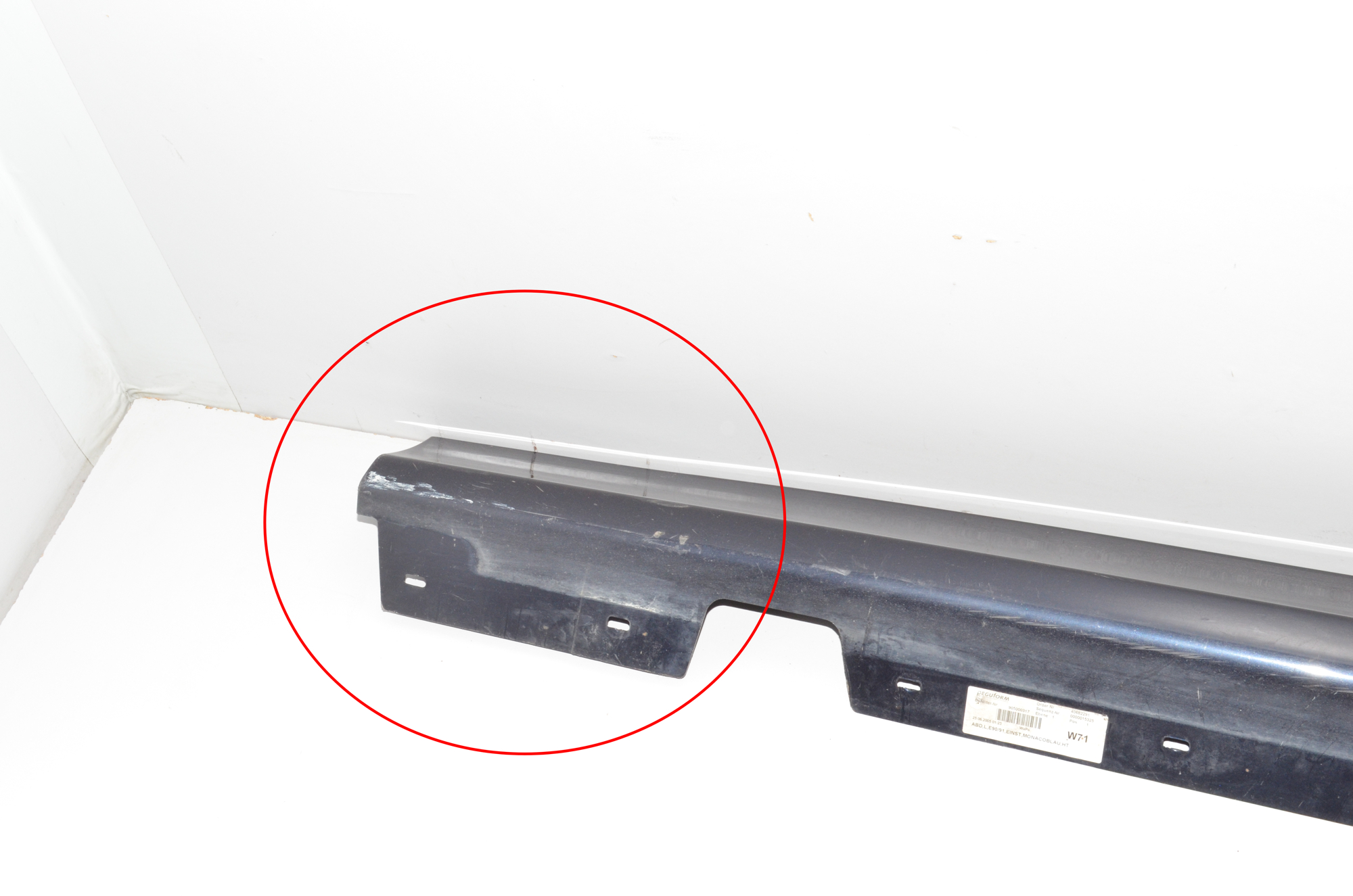 Left Side Plastic Sideskirt Cover – OEM 7062297 · BMW 3 (E90) BMW 3 (E90) 316 i 2007 – 5