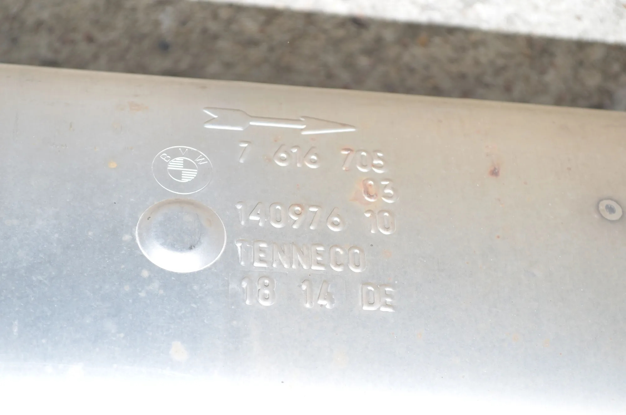 Exhaust – OEM 7616705 · BMW 3 (F30, F80) 320 i Efficient Dynamics 2014 – 7