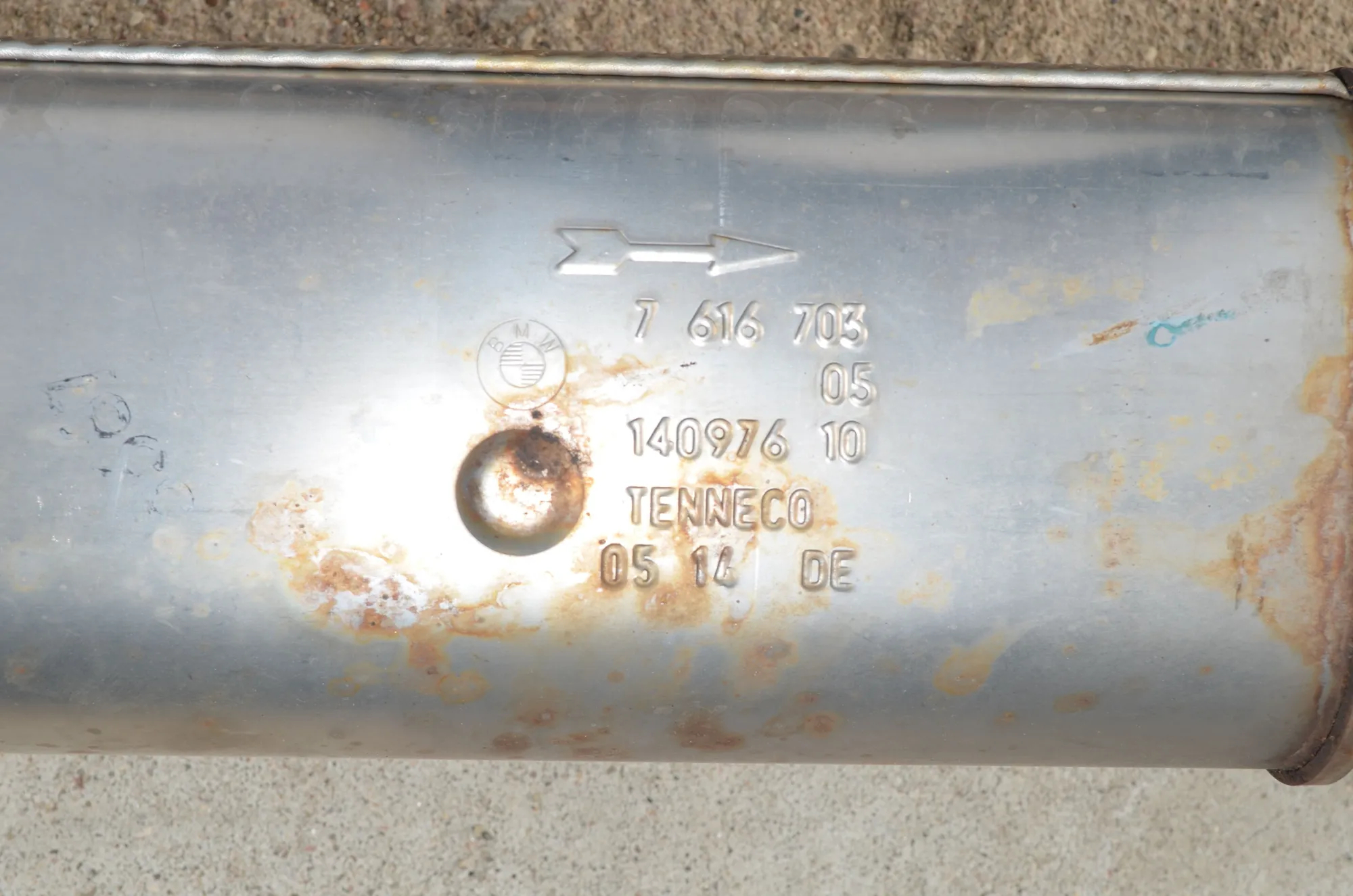Exhaust – OEM 7616705 · BMW 3 (F30, F80) 320 i Efficient Dynamics 2014 – 6
