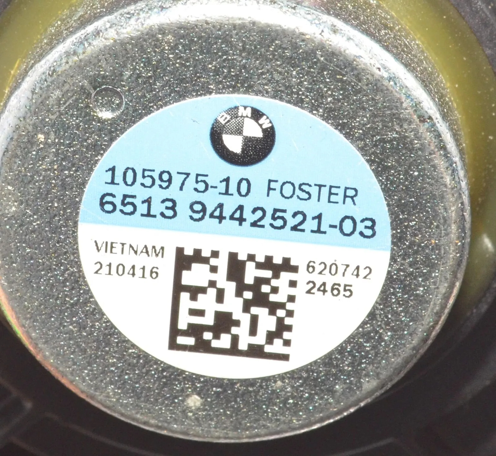 Front Left Door Speaker – OEM 9442521 · BMW iX (I20) BMW iX (I20) xDrive50 2021 – 5