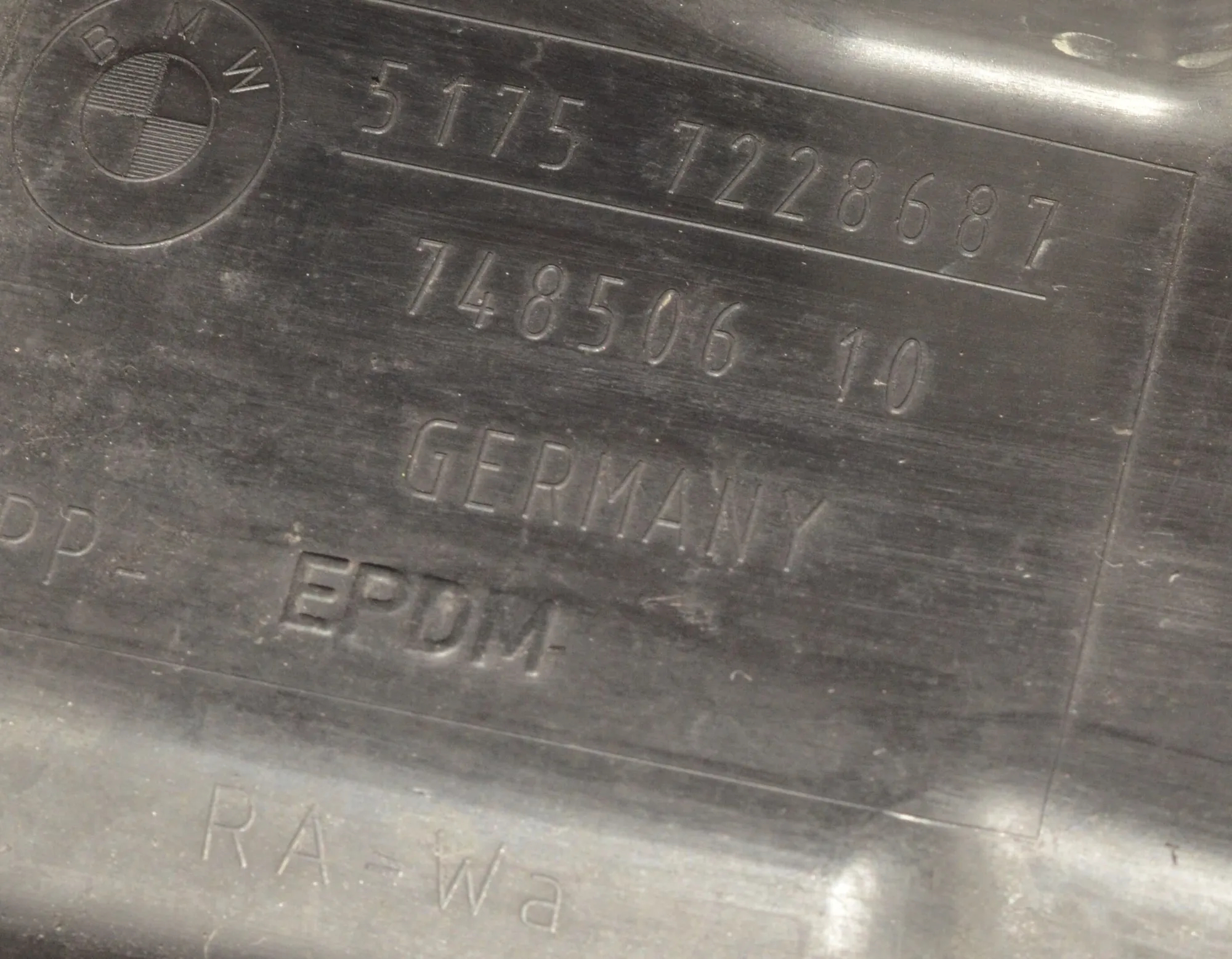 Other Underbody Cover – OEM 7228687 · BMW 5 Touring (F11) M 550 d xDrive 2012 – 5