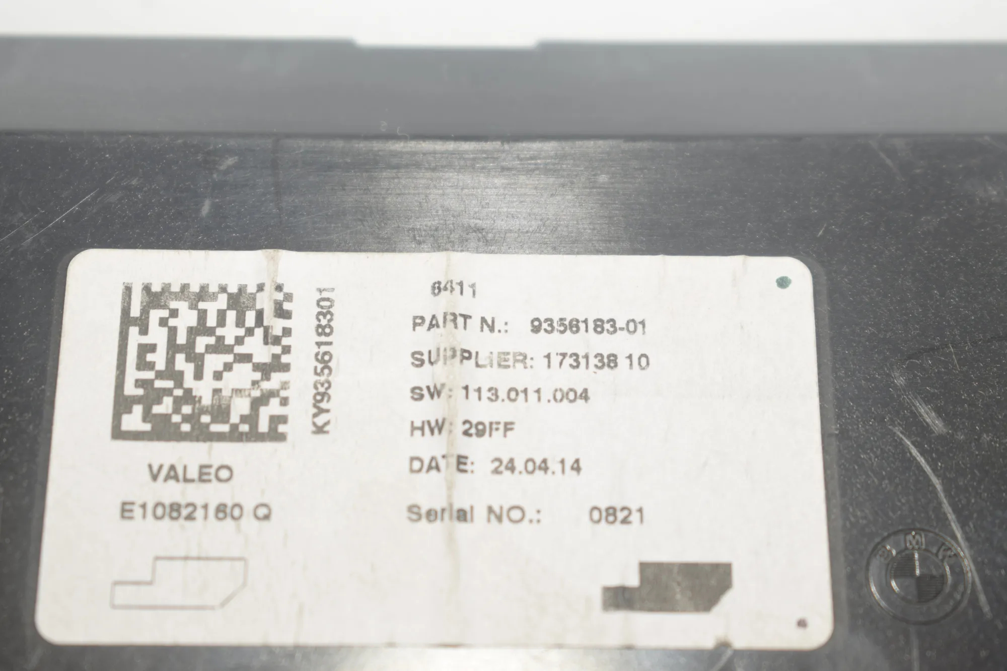 Power Distribution Unit – OEM 9356183 · BMW 3 (F30, F80) 320 i Efficient Dynamics 2014 – 5