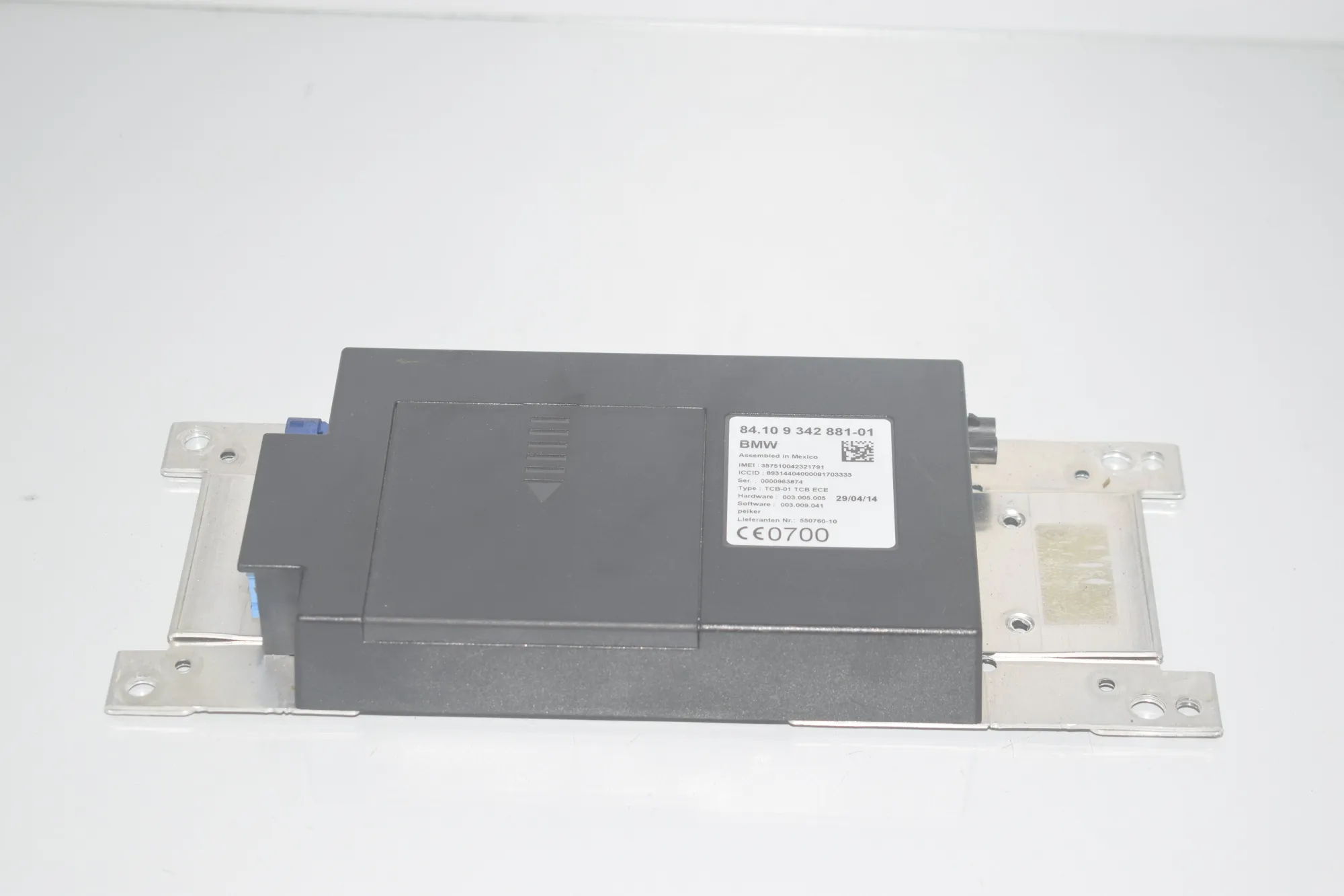 Bluetooth Control Unit – OEM 9342881 · BMW 3 (F30, F80) 320 i Efficient Dynamics 2014