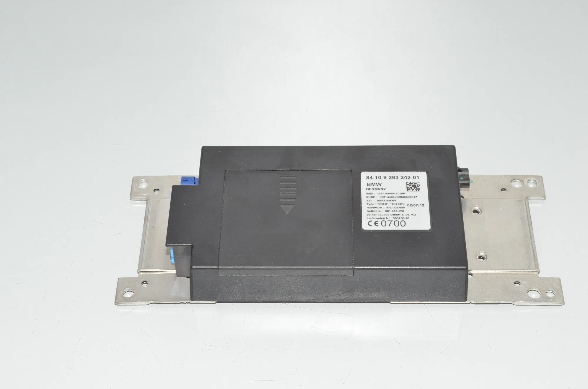 Bluetooth Control Unit – OEM 9293242 · BMW 5 Touring (F11) M 550 d xDrive 2012