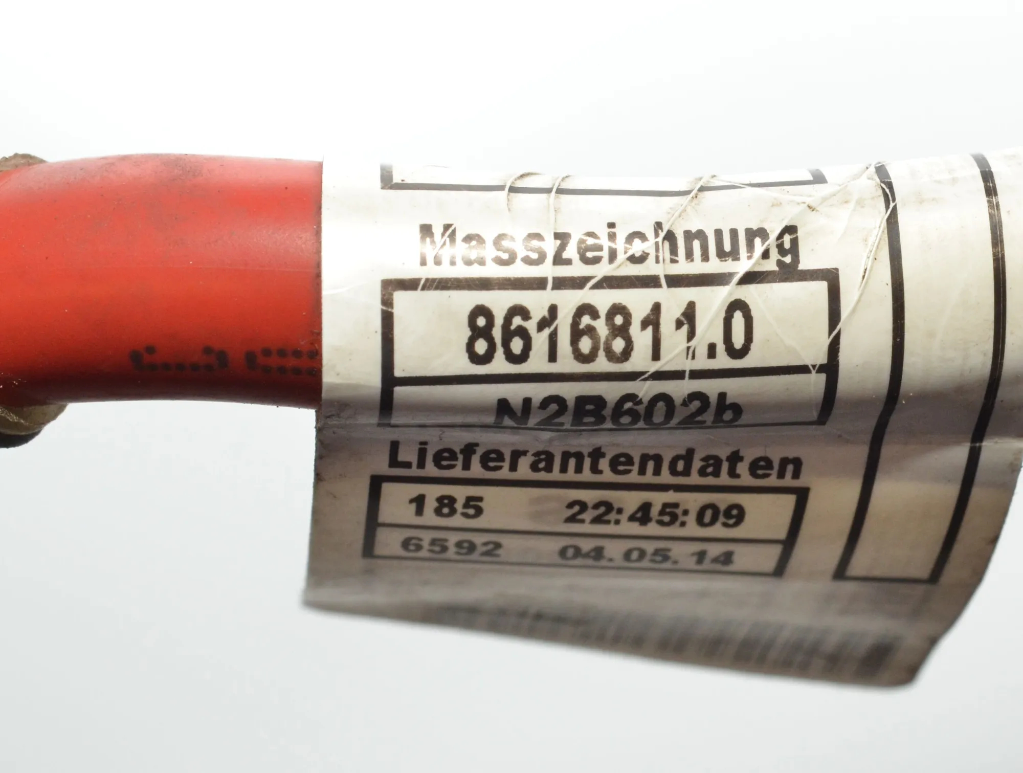 Positive Battery Cable – OEM 8616811 · BMW 3 (F30, F80) 320 i Efficient Dynamics 2014 – 5