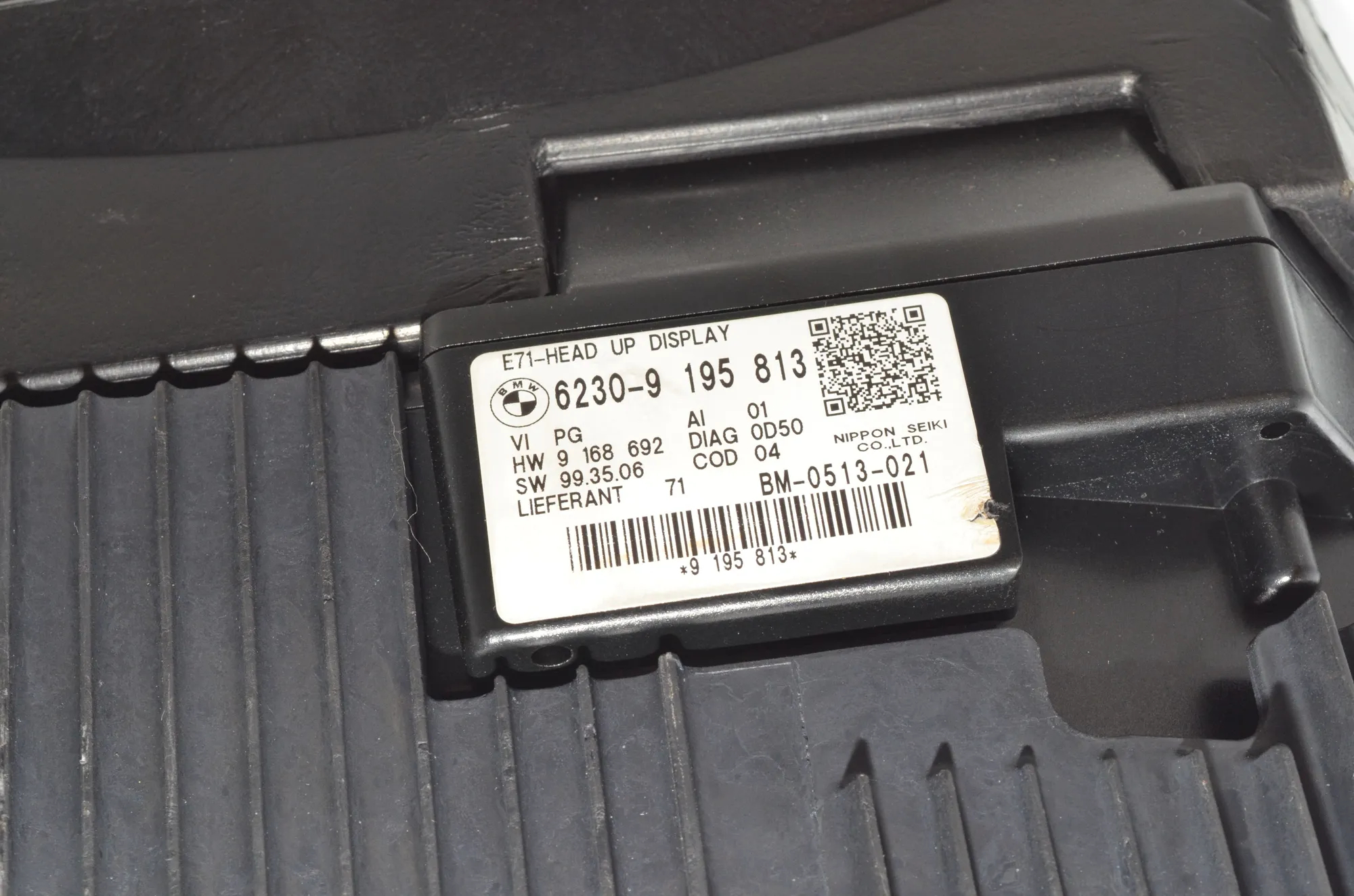 Head-Up Display – OEM 7161799 · BMW X6 (E71, E72) xDrive 50 i 2009 – 6