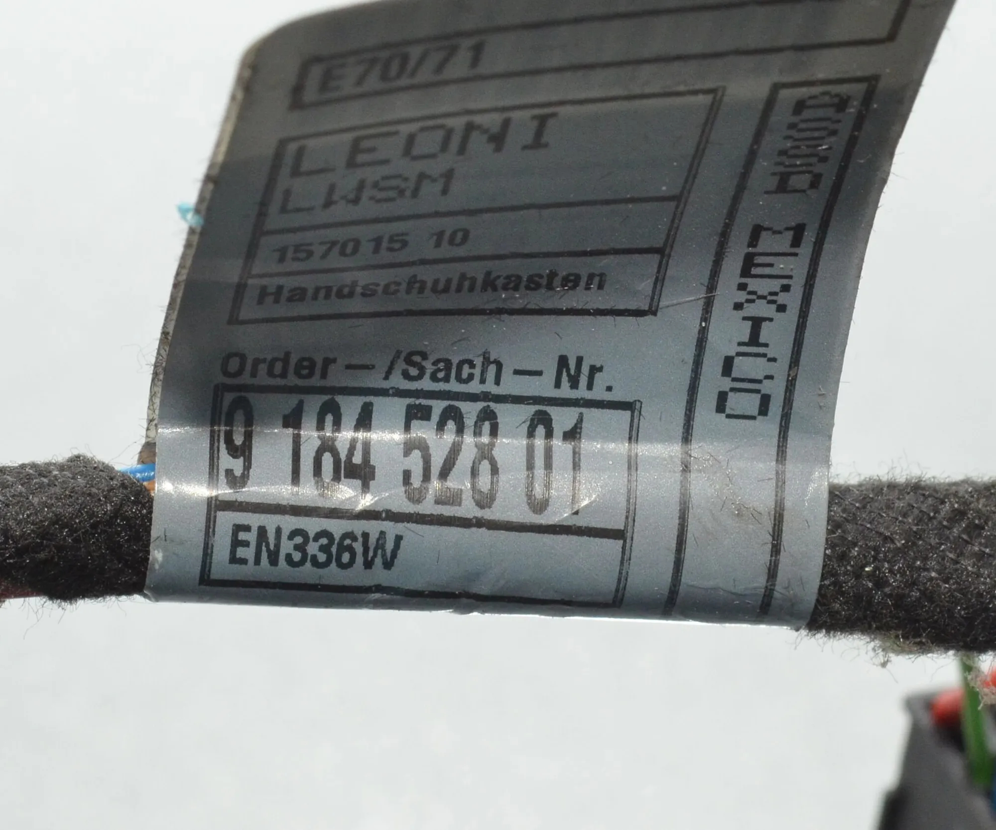Cable Harness – OEM 9184528 · BMW X6 (E71, E72) xDrive 50 i 2009 – 6