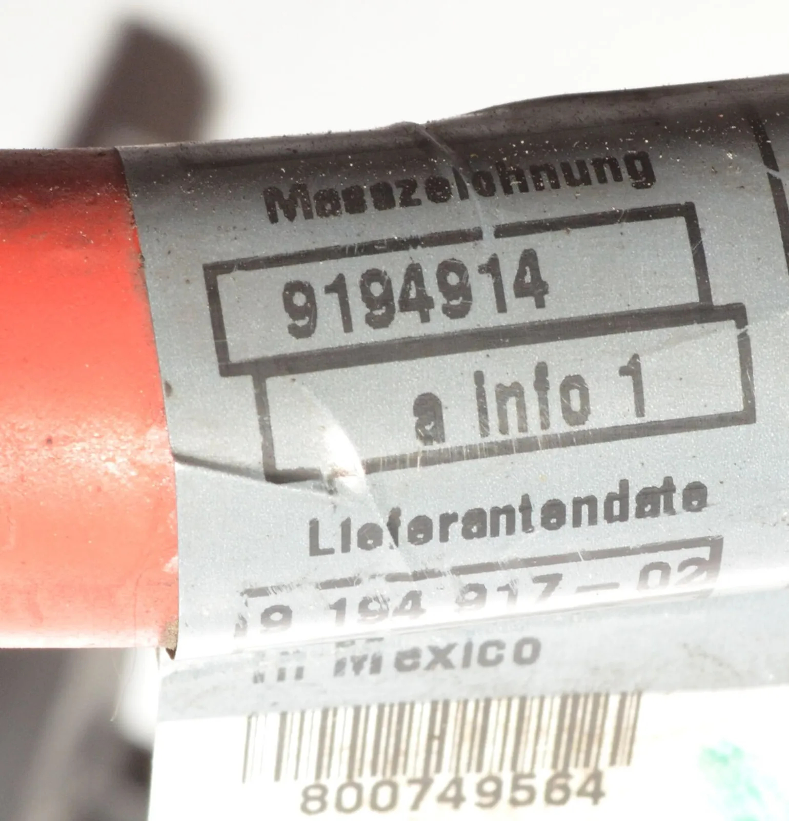 Positive Battery Cable – OEM 9194917 · BMW X6 (E71, E72) xDrive 50 i 2009 – 5