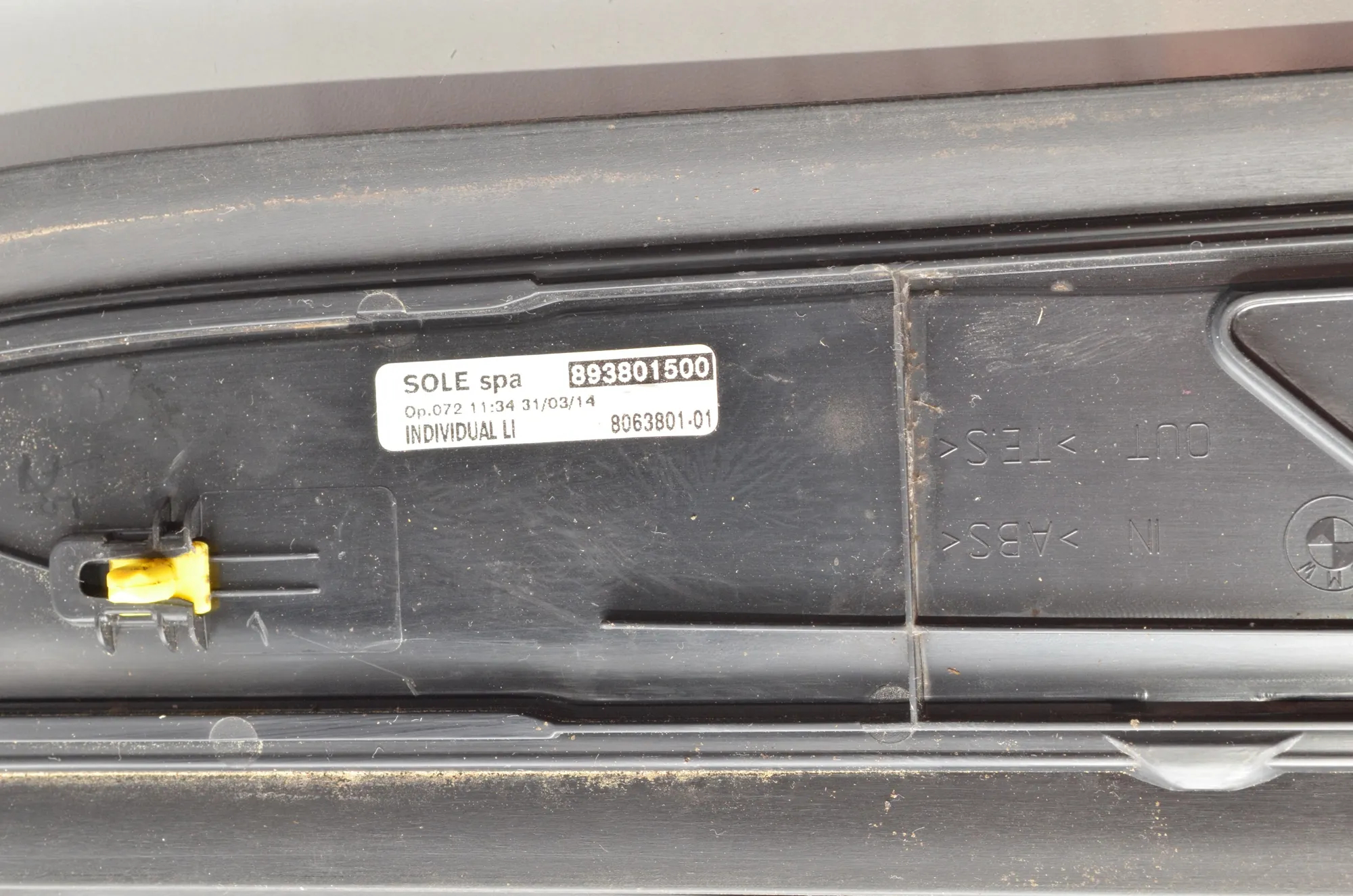 Door Sill Trim Kit – OEM 8063801 · BMW 4 Coupe (F32, F82) 420 d 2014 – 7