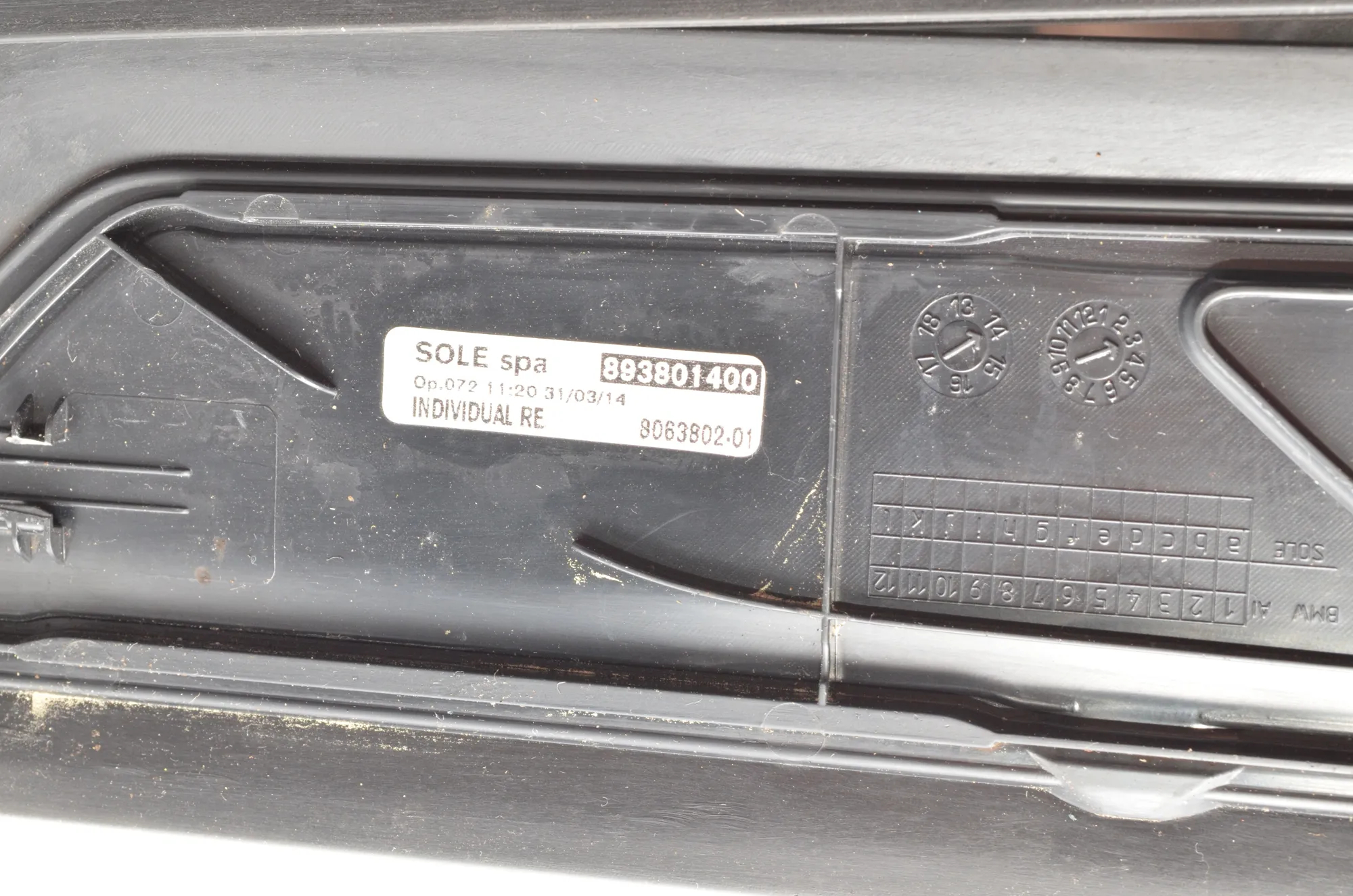 Door Sill Trim Kit – OEM 8063801 · BMW 4 Coupe (F32, F82) 420 d 2014 – 6