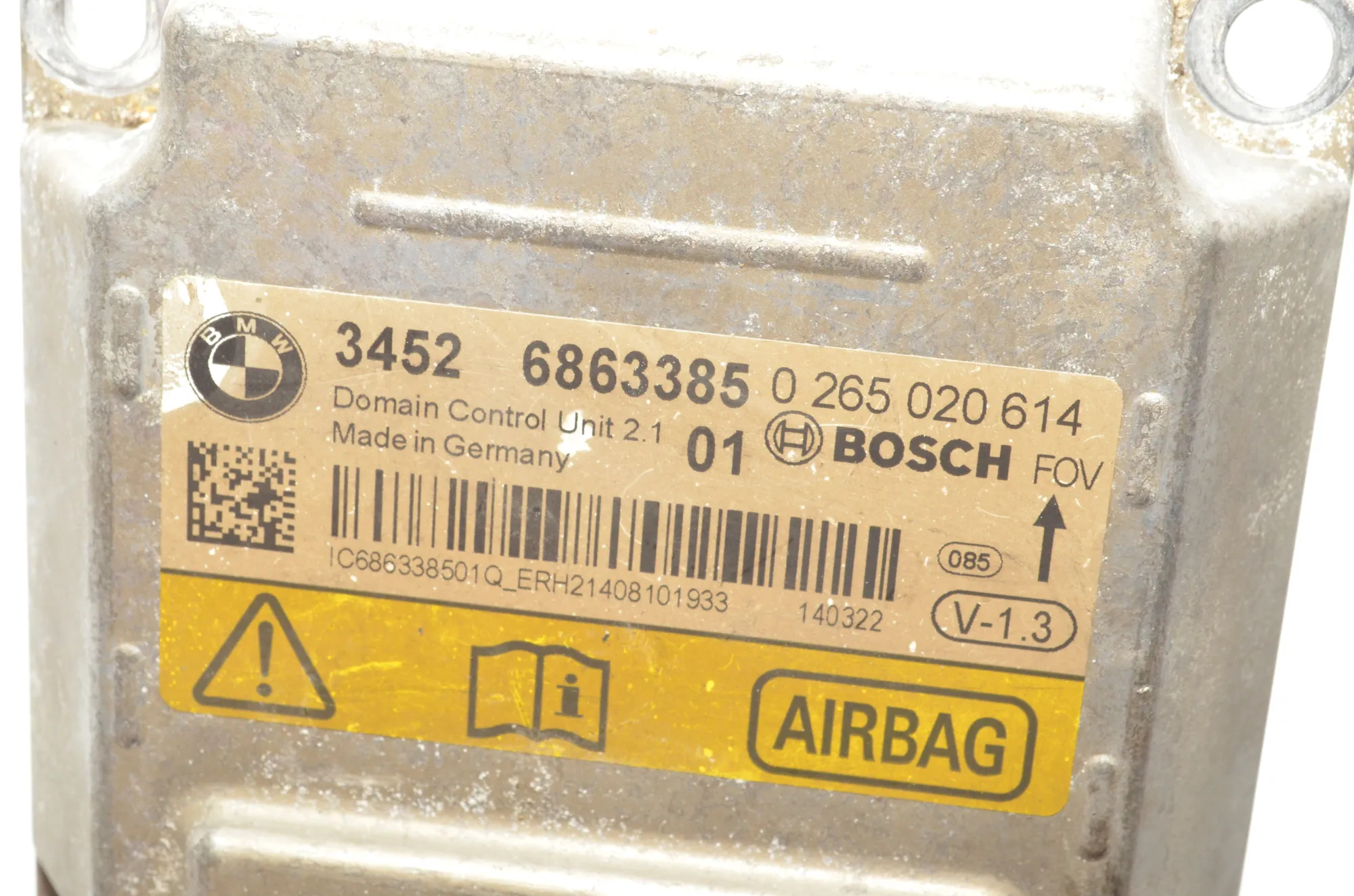SRS Control Unit – OEM 6863385 · BMW 4 Coupe (F32, F82) 420 d 2014 – 5