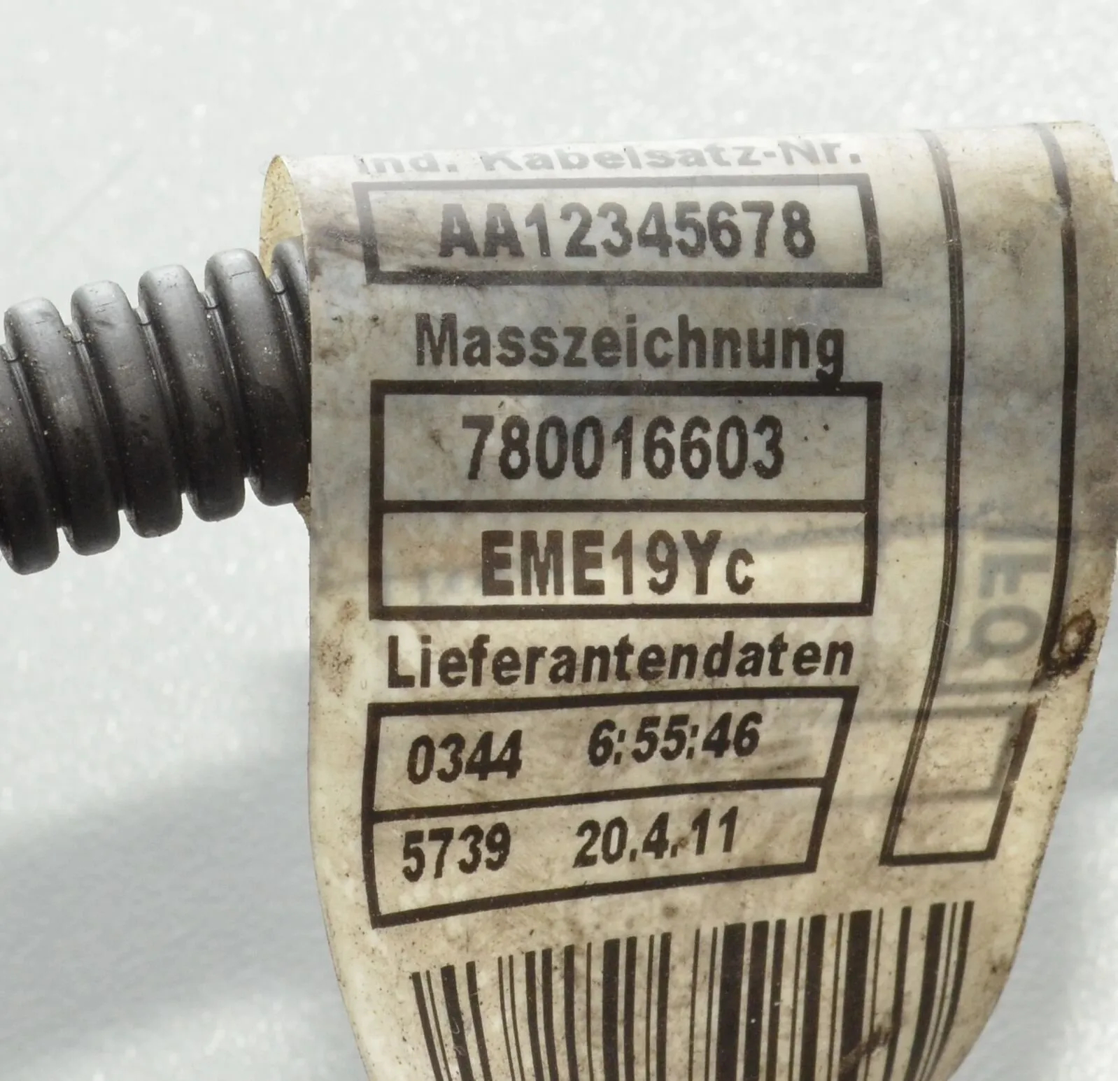Glow Plug Wires – OEM 7800167 · BMW 3 Touring (E91) 330 d xDrive 2011 – 6