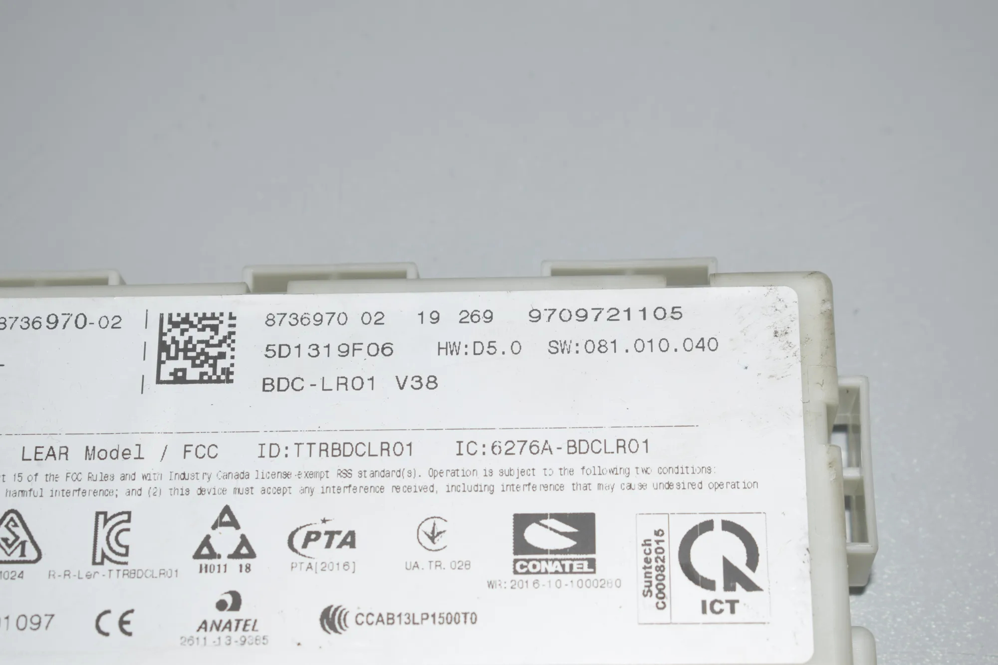 Engine Ignition ECU Set – OEM 8736970 · BMW 2 Gran Tourer (F46) 218 d 2019 – 14