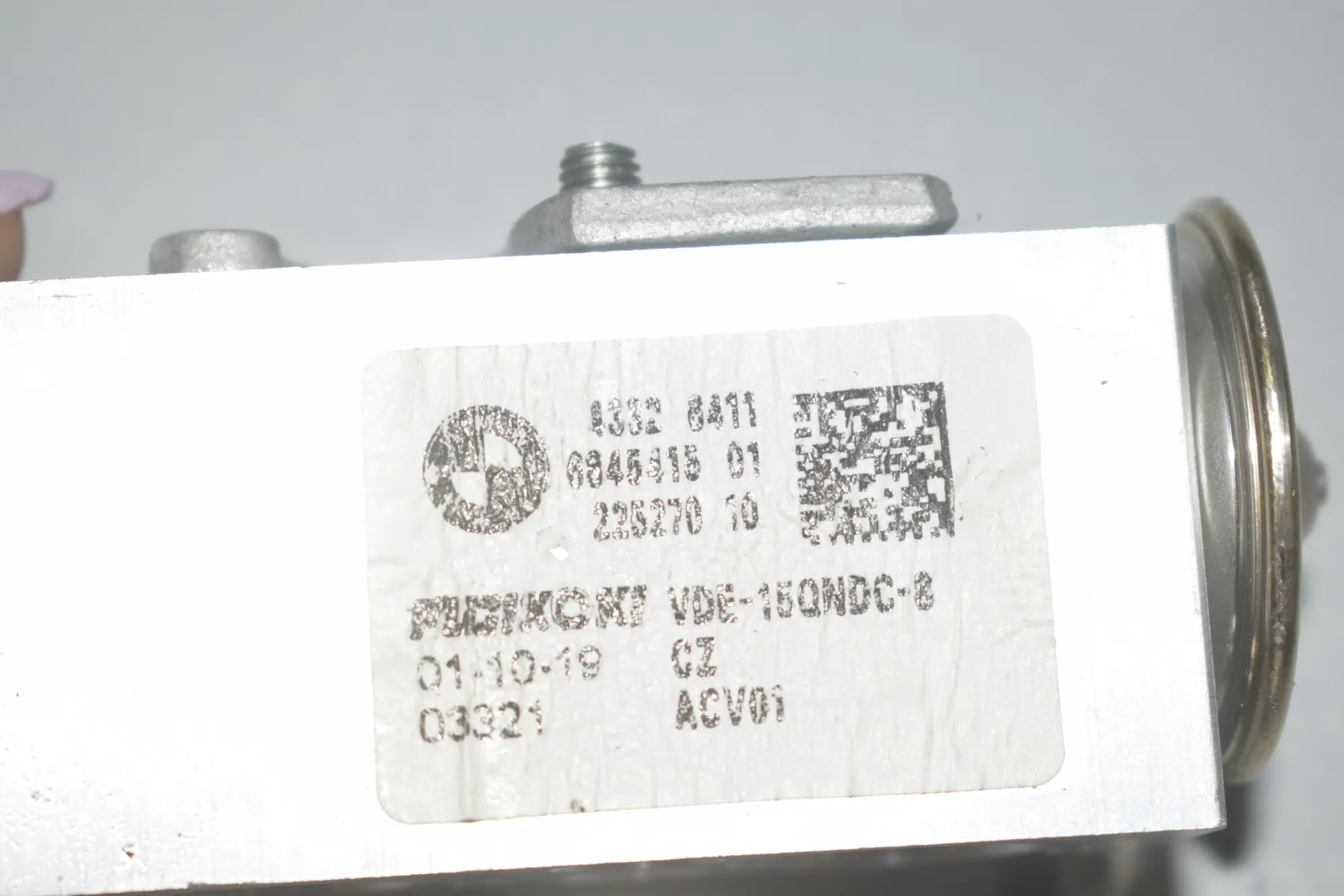 A/C Conditioner Expansion Valve – OEM 6845415 · BMW 2 Gran Tourer (F46) 218 d 2019 – 8
