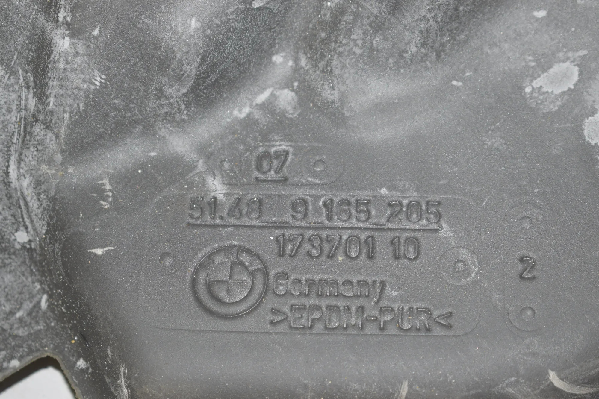 Sound Insulation – OEM 9165205 · BMW 5 (F10) 530 d 2014 – 5