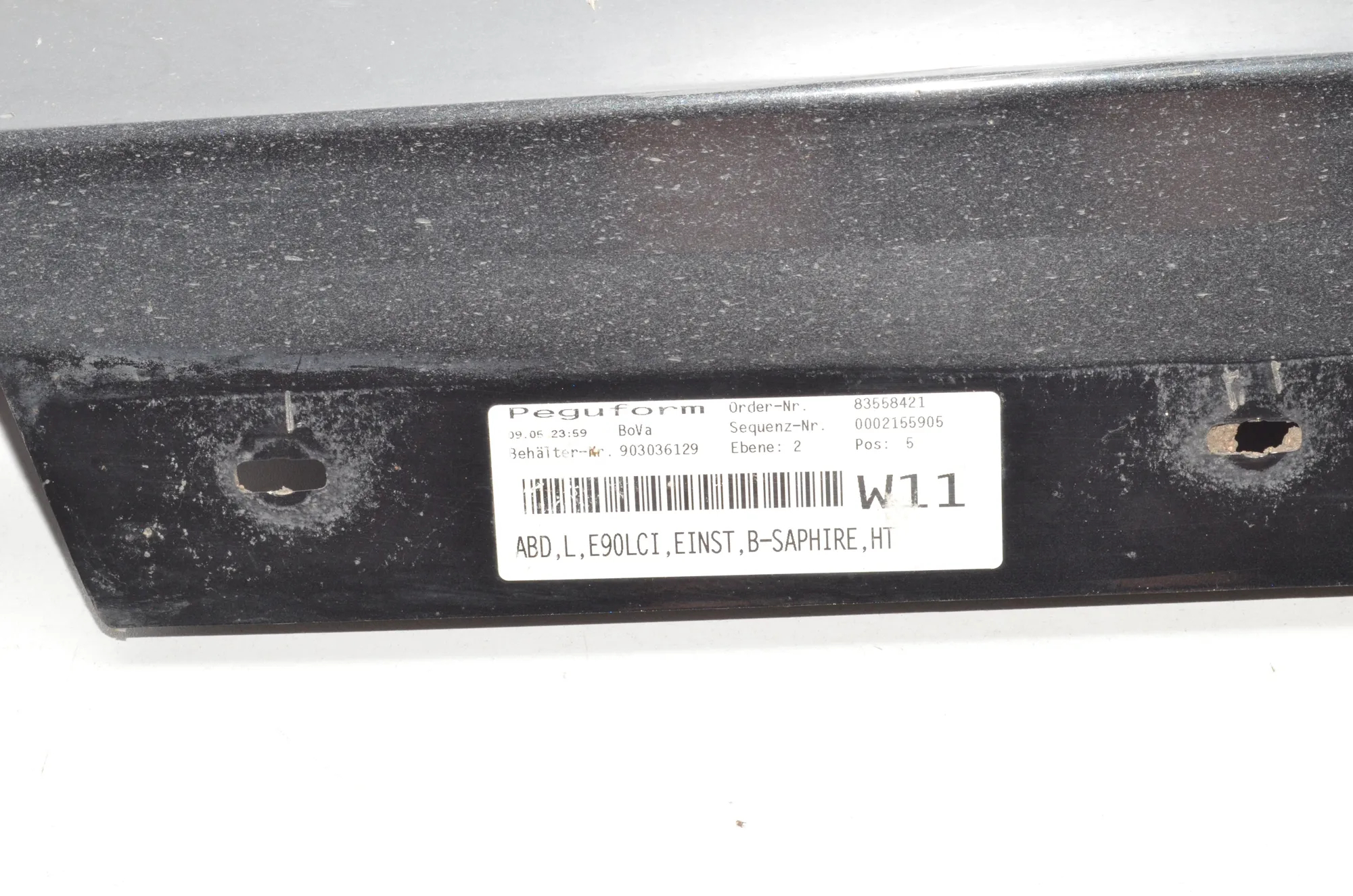 Left Side Plastic Sideskirt Cover – OEM 7202651 · BMW 3 Touring (E91) 330 d xDrive 2011 – 7