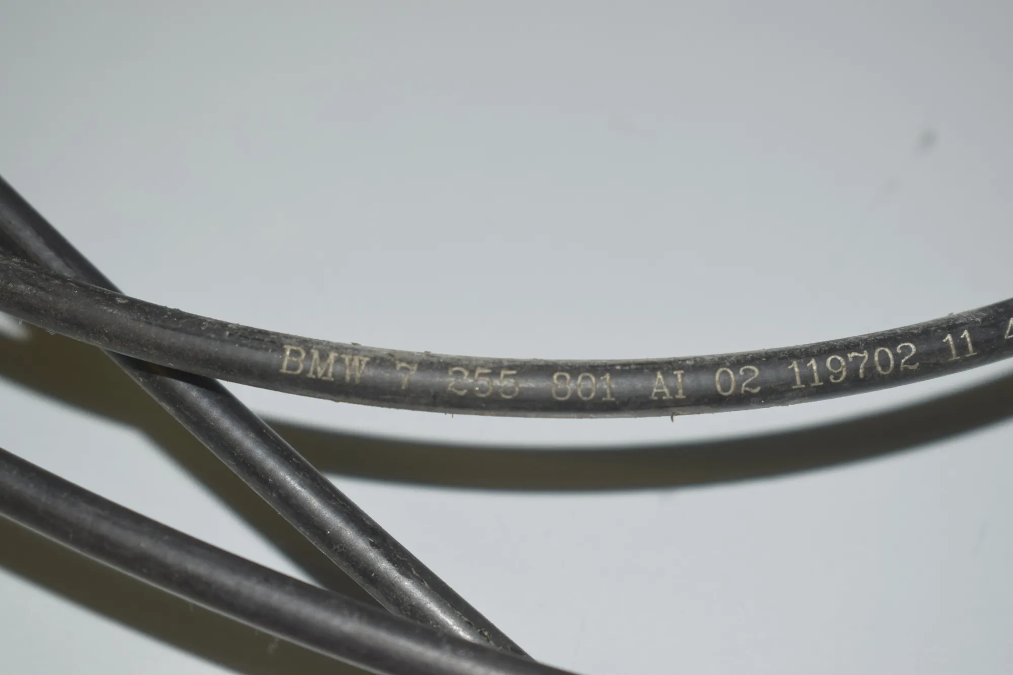 Bonnet Lock Cable – OEM 7255801 · BMW 5 (F10) 530 d 2014 – 5