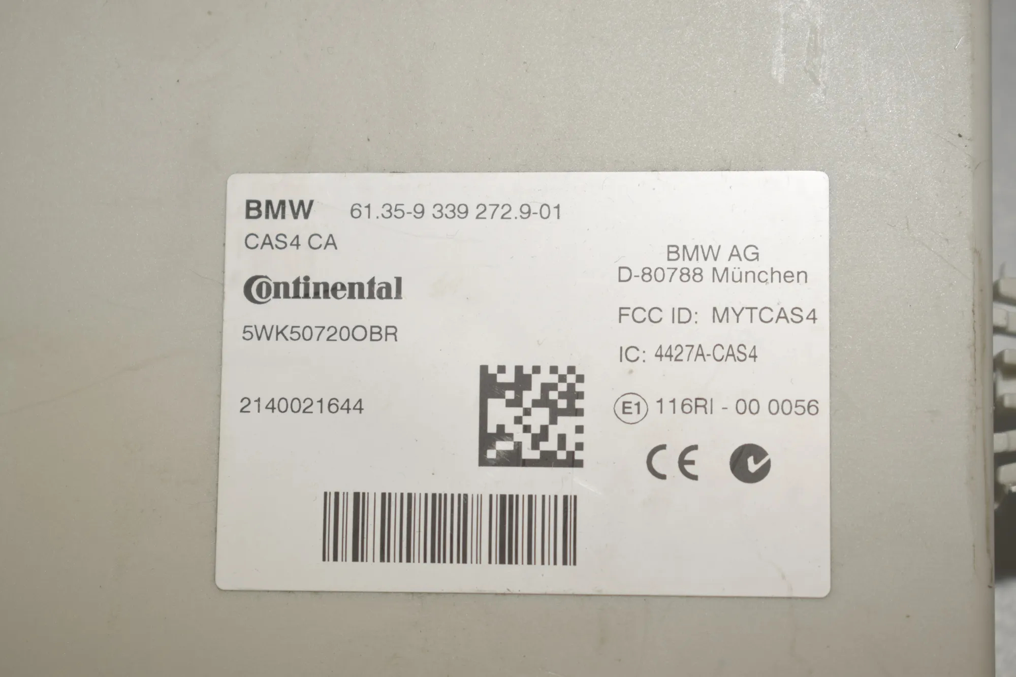 Engine Ignition ECU Set – OEM 8577838 · BMW 5 (F10) 530 d 2014 – 9