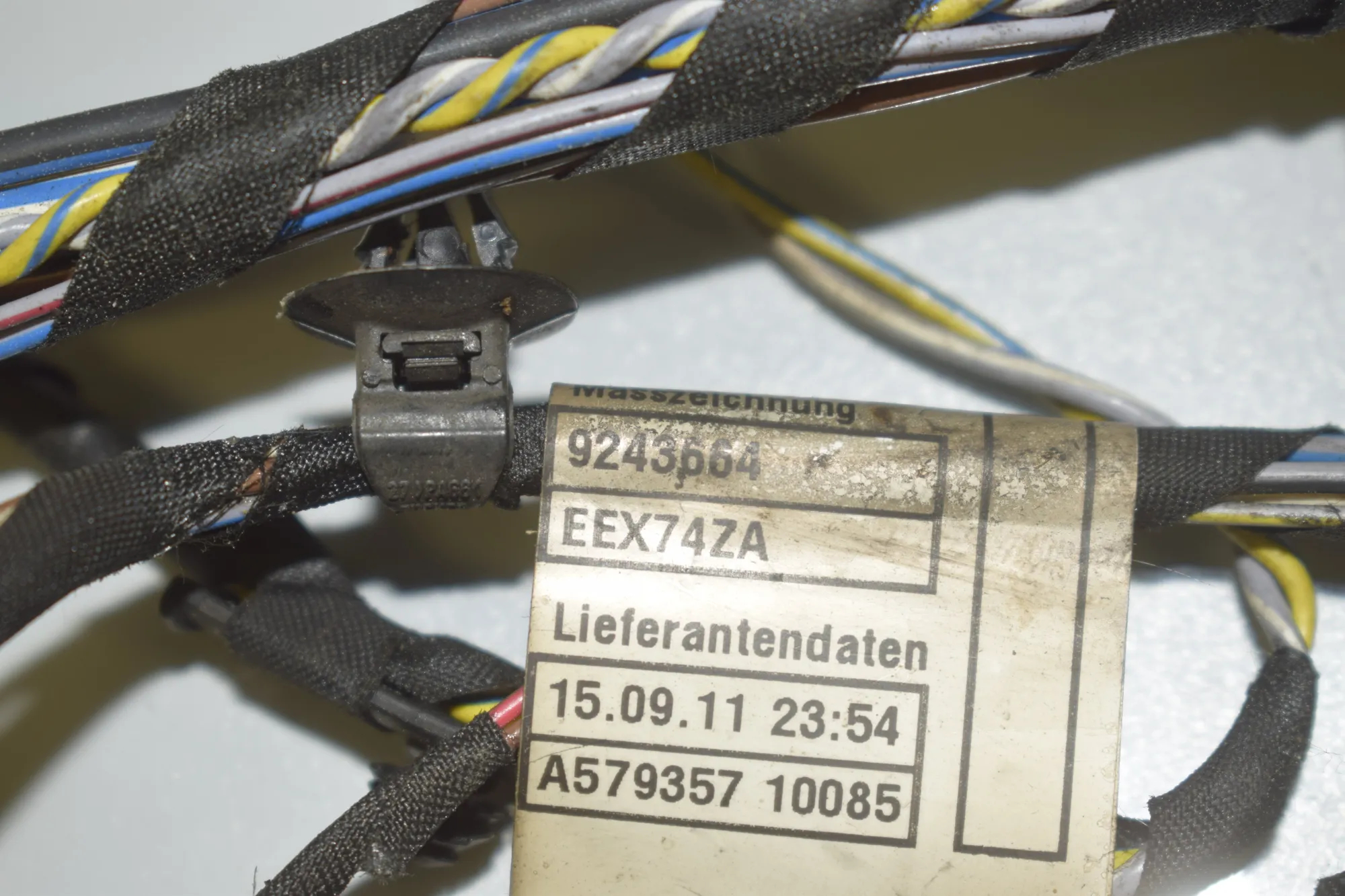 Rear Right Door Wiring – OEM 9243667 · BMW X3 (F25) xDrive 30 d 2011 – 5
