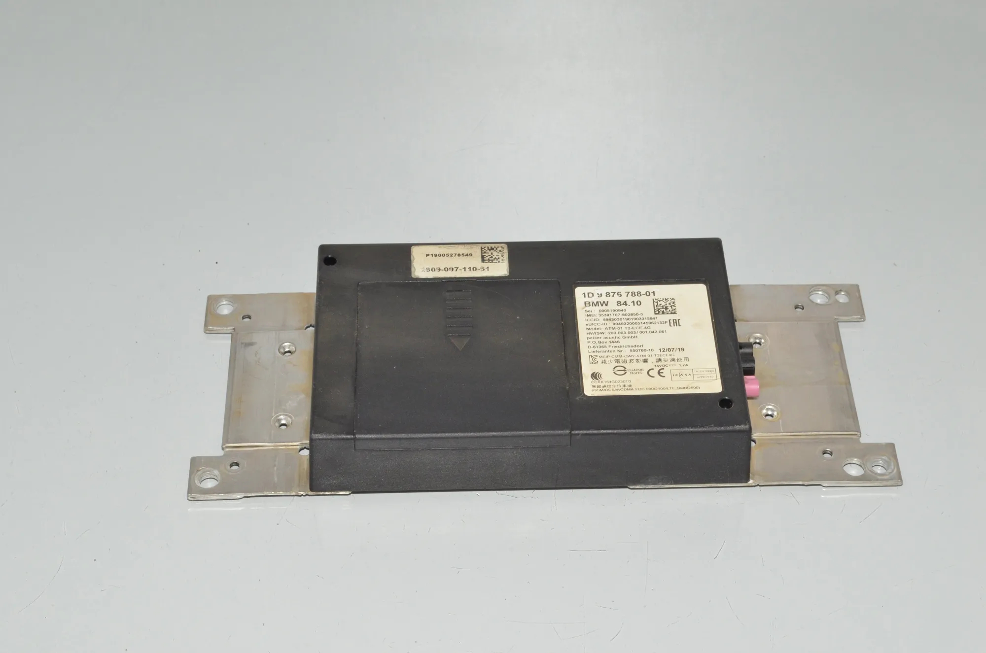 Bluetooth Control Unit – OEM 9876788 · BMW i3 (I01) BMW i3 (I01) Electric 2019