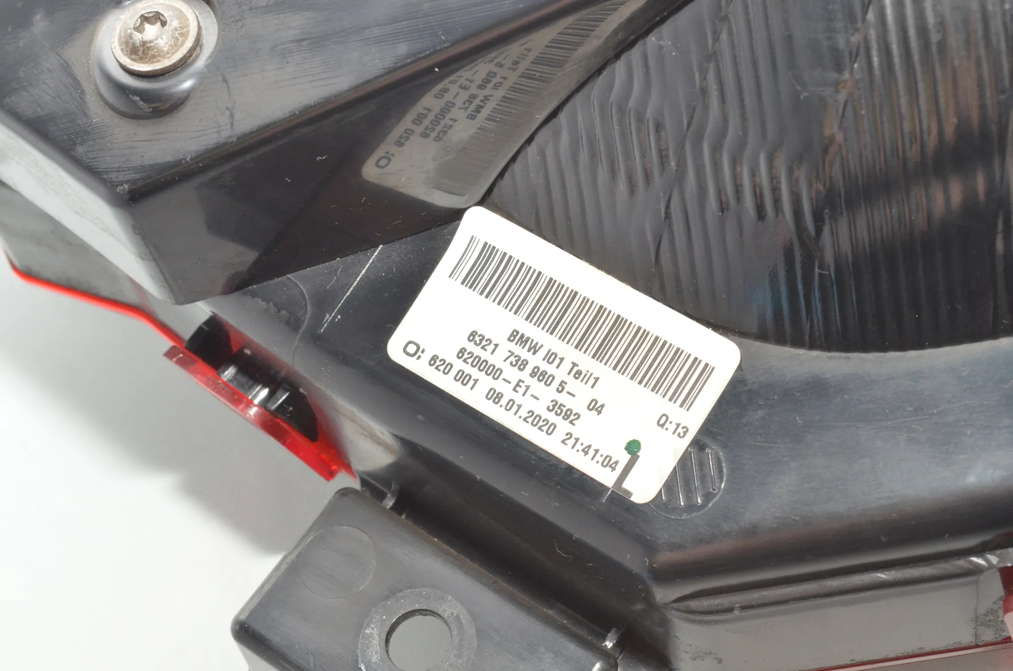 Left Side Tailgate Tail Light – OEM 7389605 · BMW i3 (I01) BMW i3 (I01) Electric 2019 – 6