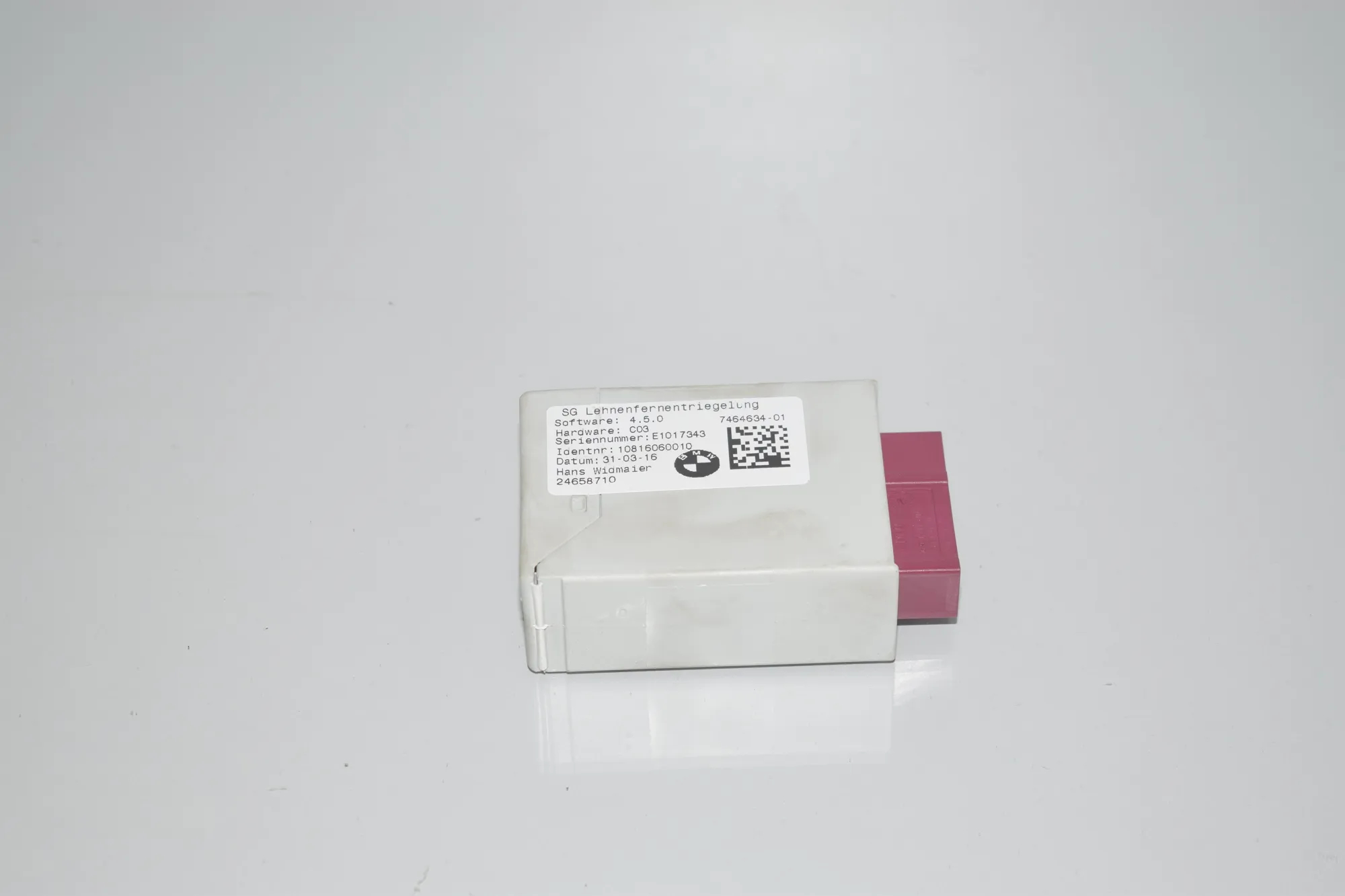 Other Control Units – OEM 7464634 · BMW 2 Active Tourer (F45) 218 d 2016 – 2
