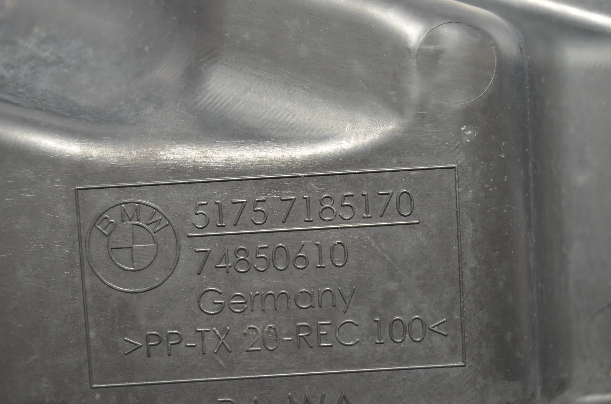 Control Arm Cover – OEM 7185170 · BMW 5 (F10) 525 d 2012 – 5