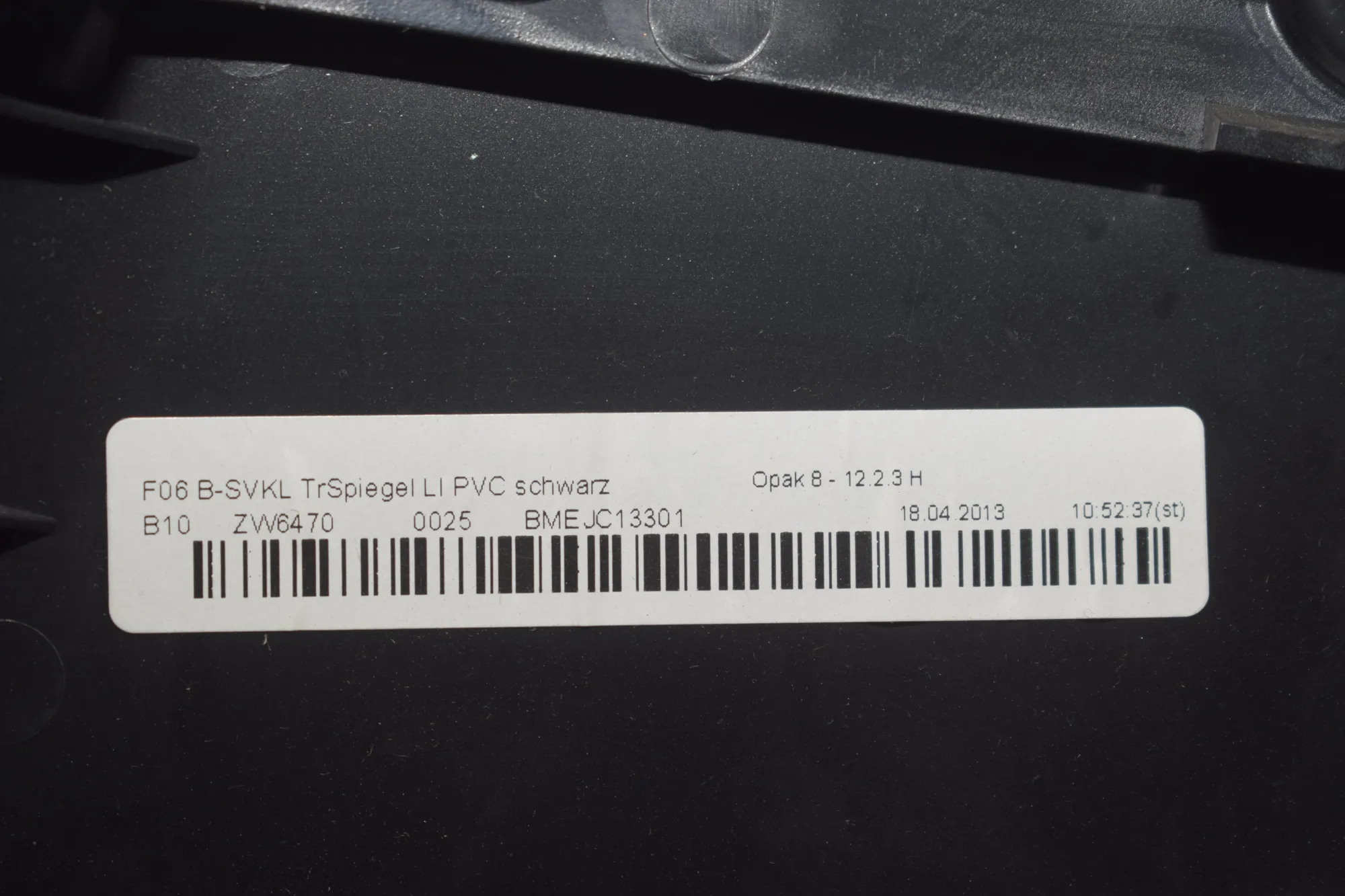 Left Side B Pillar Trim – OEM 7289383 · BMW 6 Gran Coupe (F06) 640 d 2013 – 5