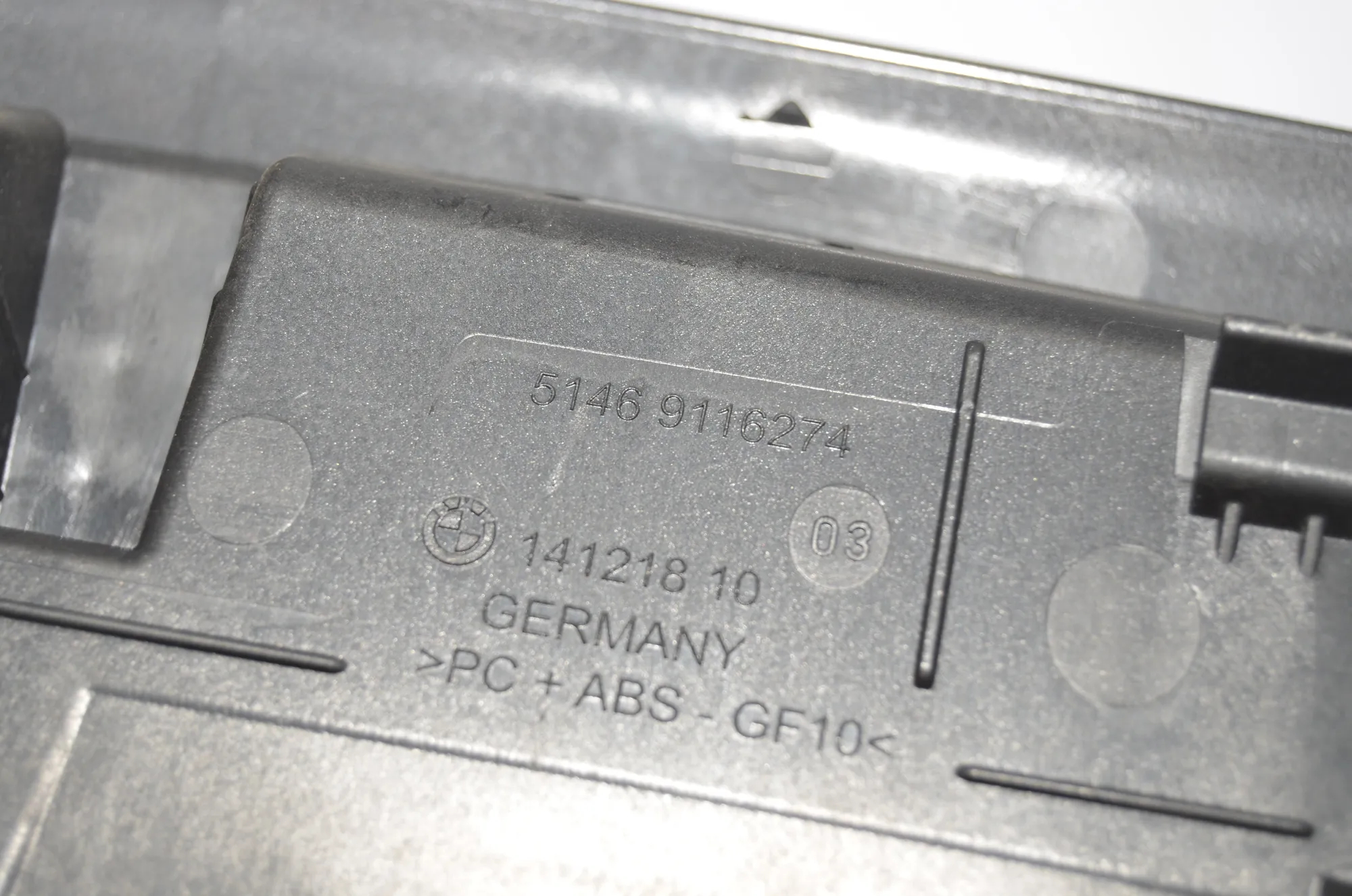Rear Parcel Shelf Grill – OEM 9116274 · BMW 5 (F10) 525 d 2012 – 5