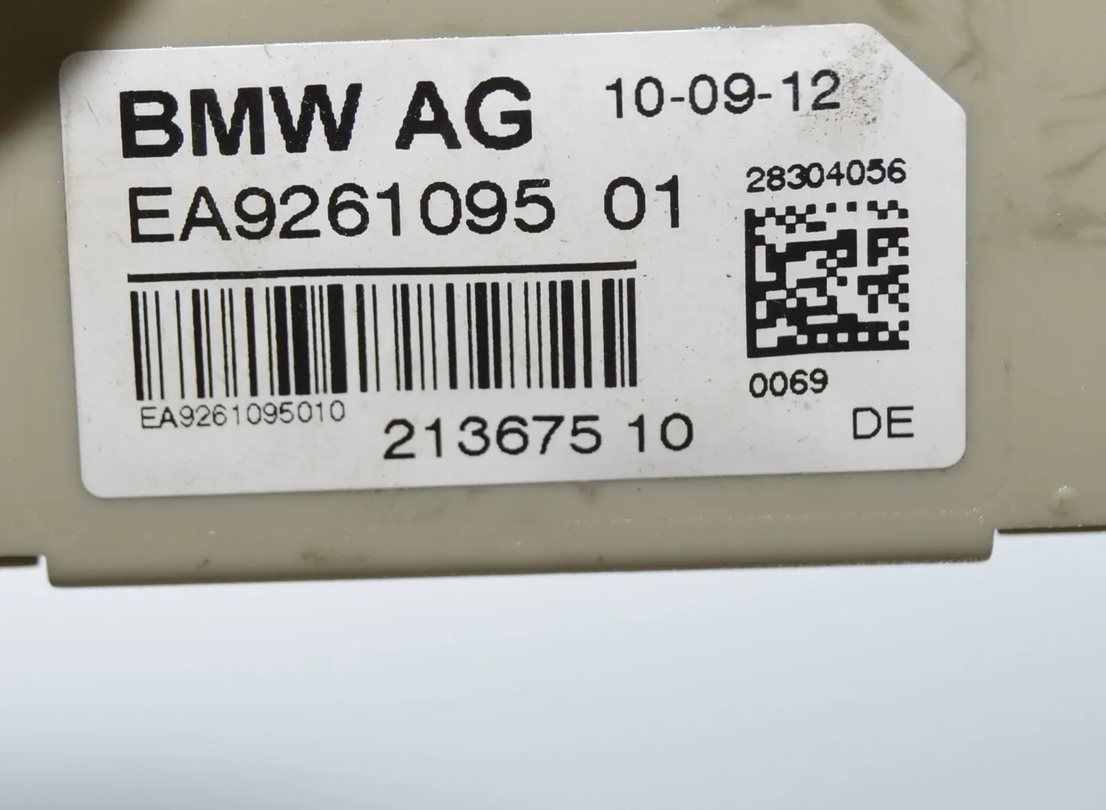 Antenna Amplifier – OEM 9261095 · BMW 5 (F10) 525 d 2012 – 6