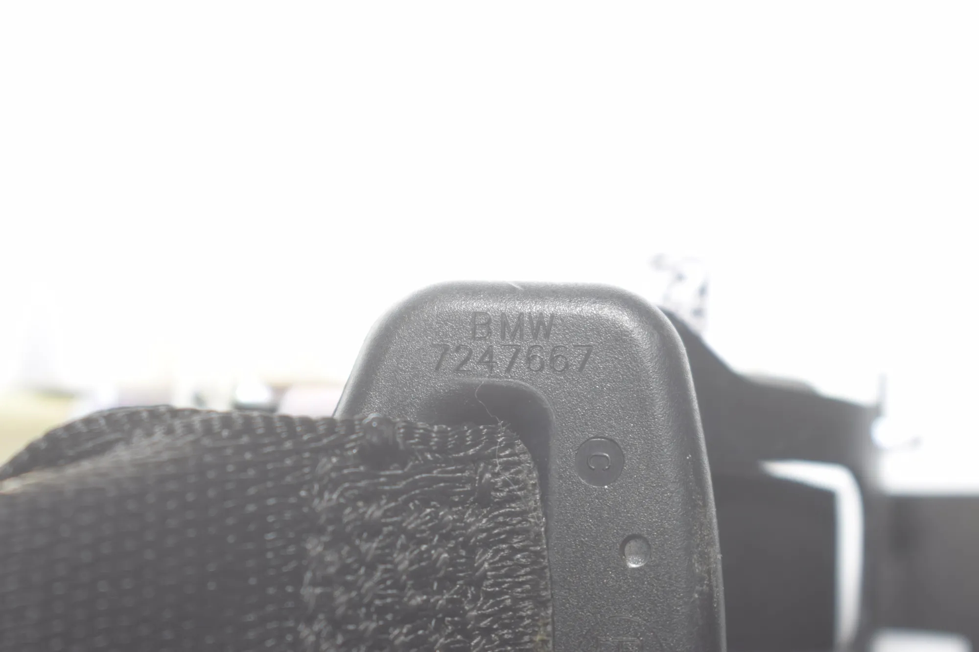 Rear Middle Seatbelt – OEM 7247667 · BMW 6 Gran Coupe (F06) 640 d 2013 – 4