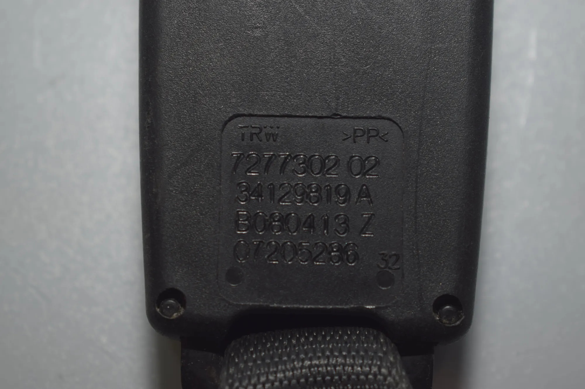 Rear Middle Seat Buckle – OEM 7277302 · BMW 6 Gran Coupe (F06) 640 d 2013 – 5