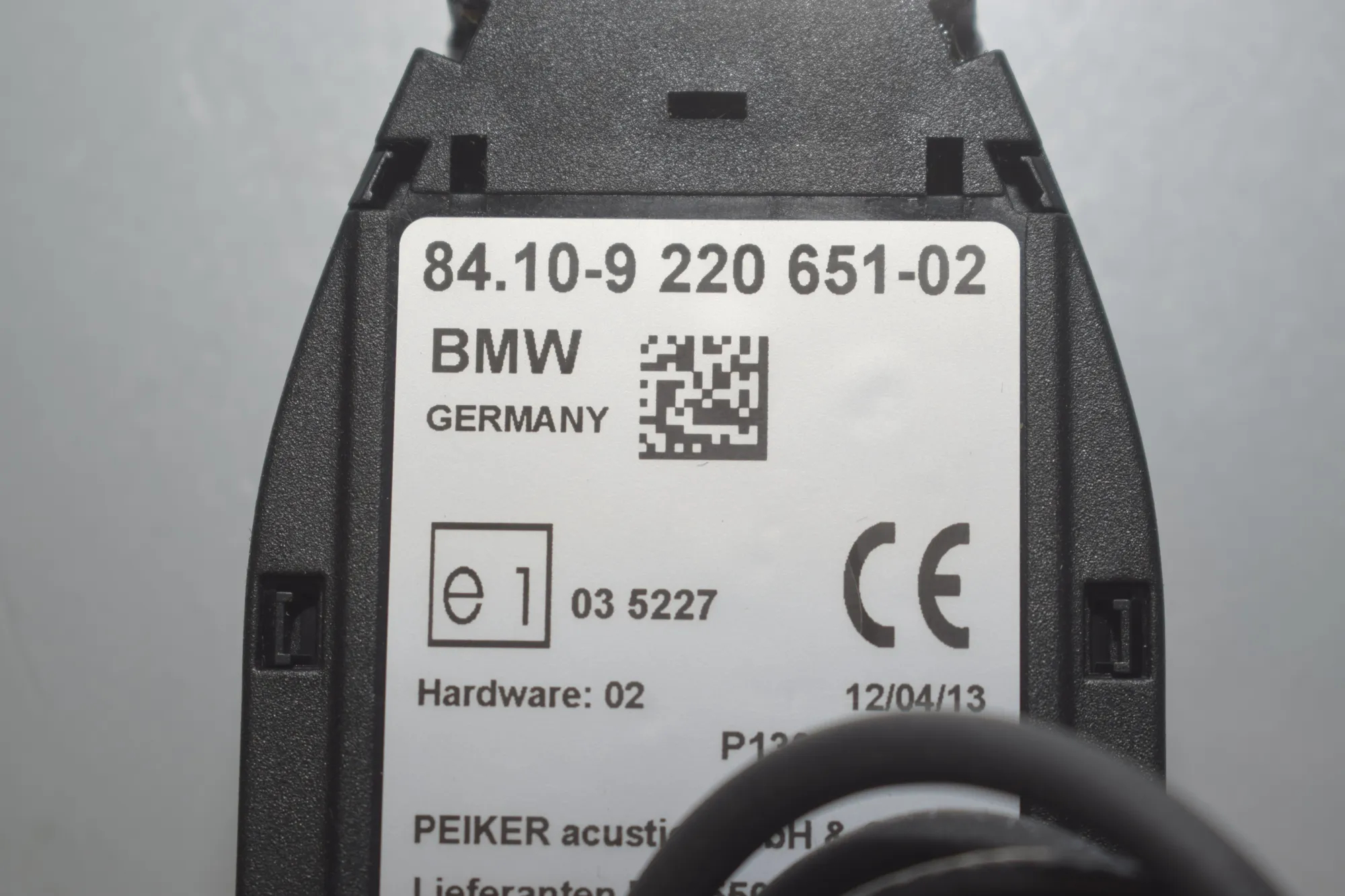 Phone Control Unit – OEM 9220651 · BMW 6 Gran Coupe (F06) 640 d 2013 – 6