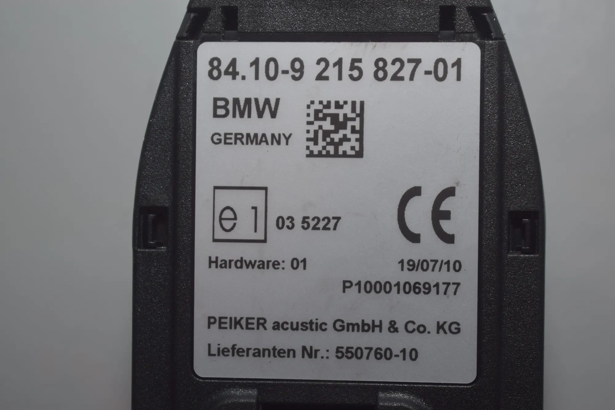 Phone Control Unit – OEM 9215827 · BMW 5 (F10) 530 d 2010 – 3