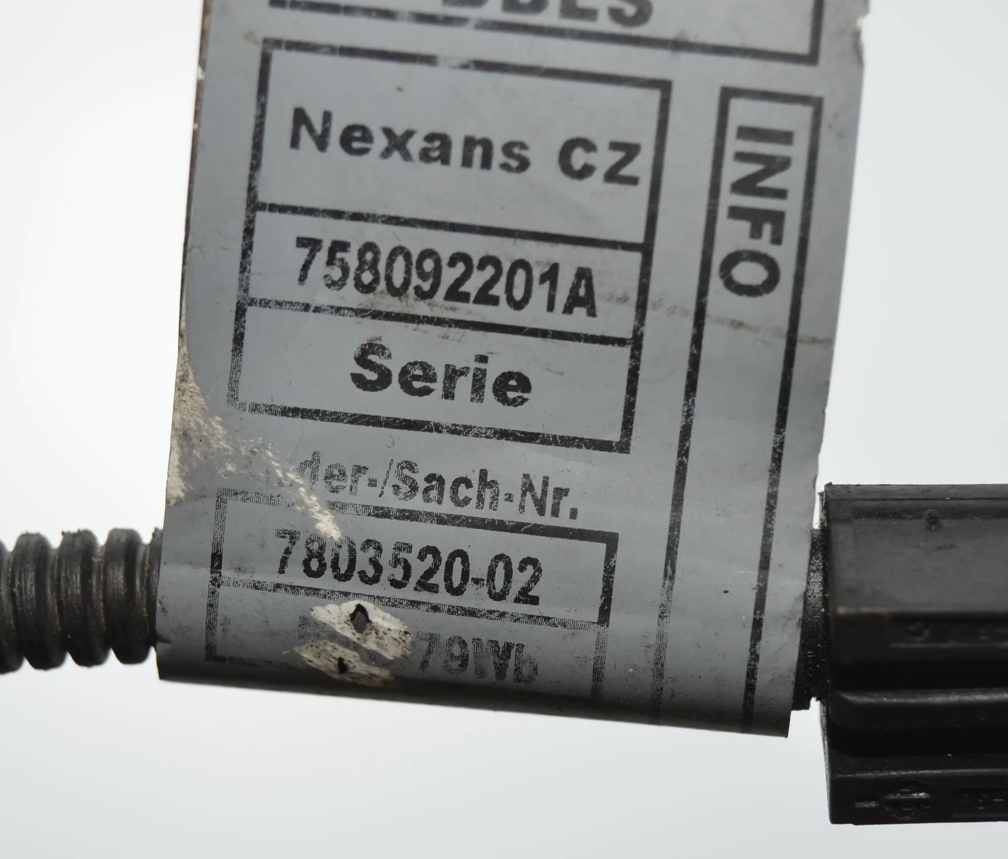 Engine Cable Harness – OEM 12517803520 · BMW 3 (E90) BMW 3 (E90) 318 d 2007 – 7