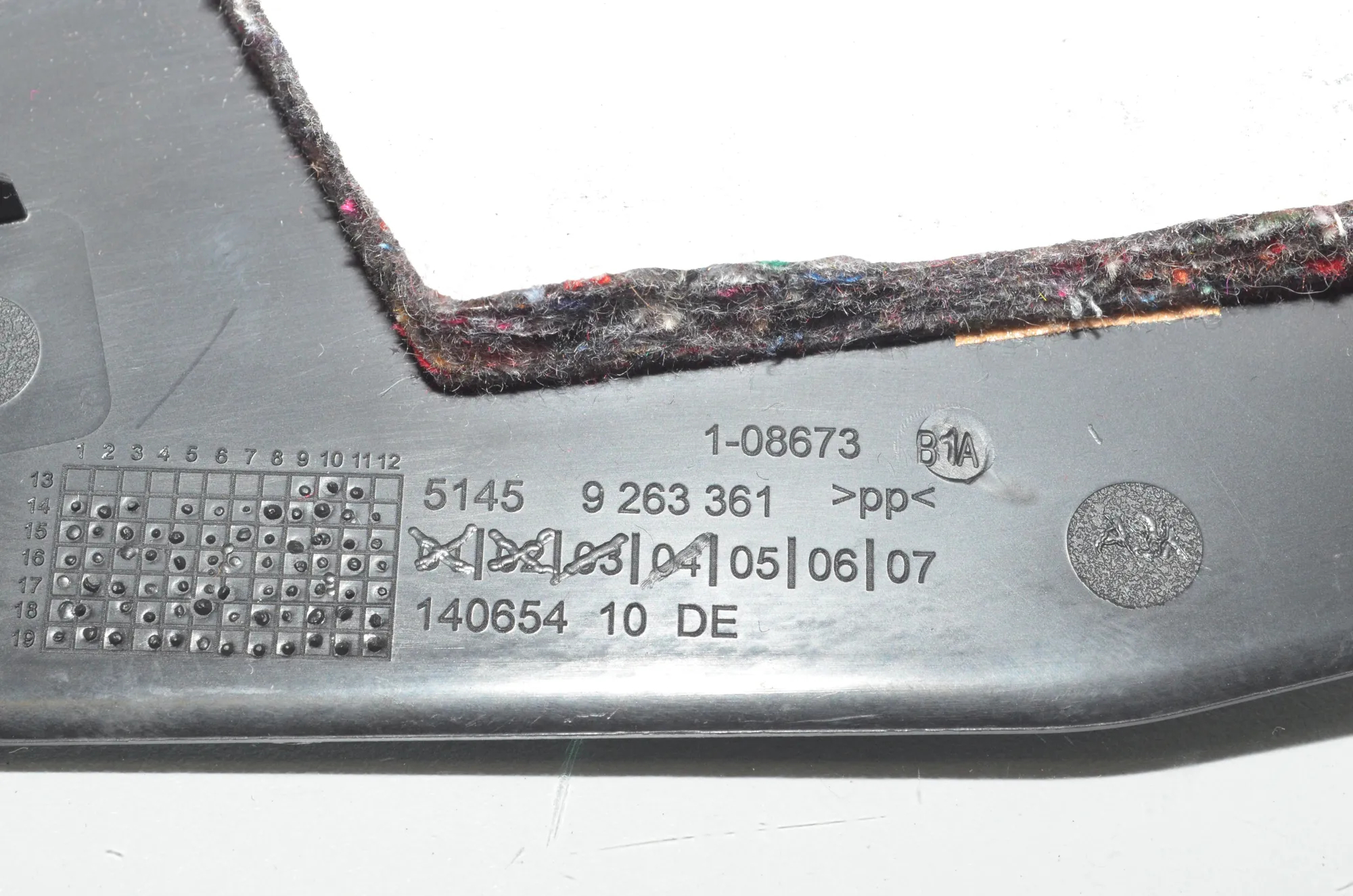 Dashboard Trim – OEM 51459263361 · BMW 2 Gran Tourer (F46) 218 d xDrive 2020 – 5