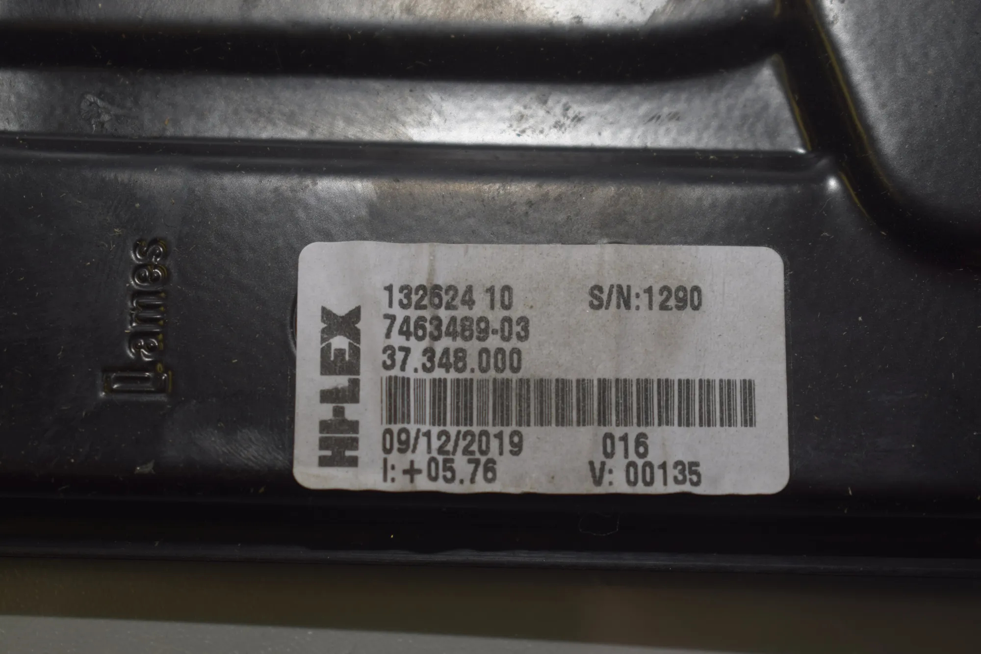 Rear Left Door Window Regulator – OEM 7463489 · BMW 2 Gran Tourer (F46) 218 d xDrive 2020 – 5