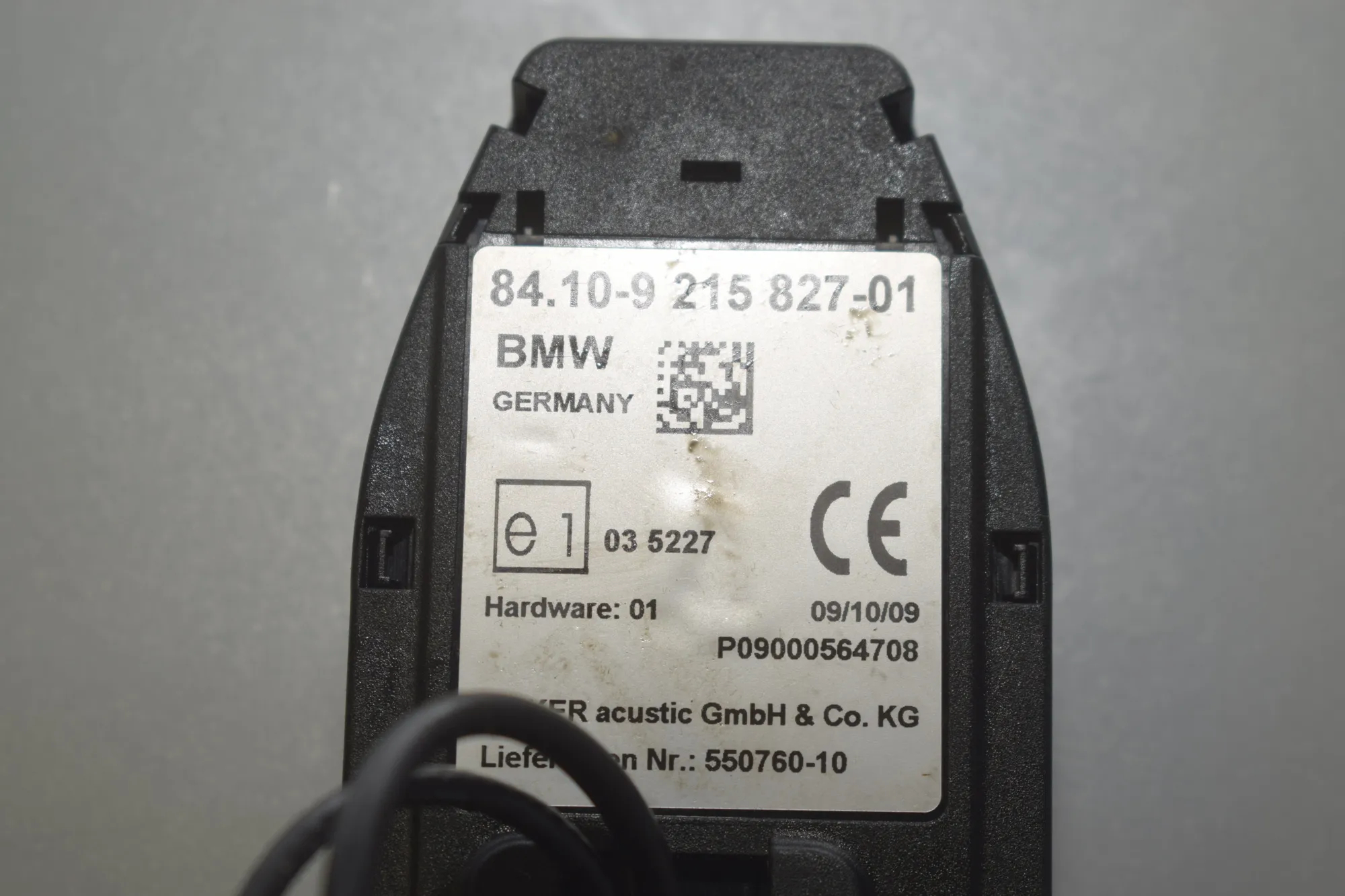 Phone Control Unit – OEM 9215827 · BMW 5 Gran Turismo (F07) 530 d 2009 – 4