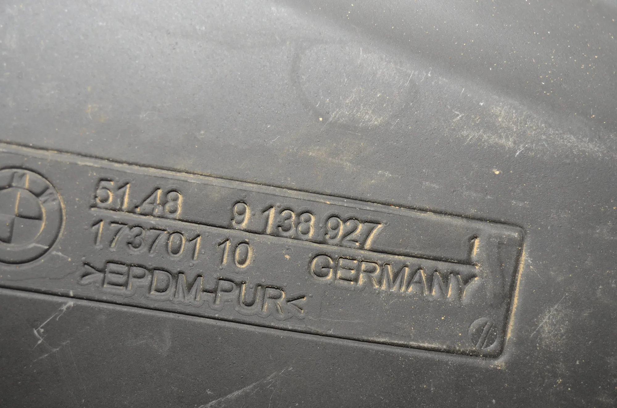 Sound Insulation – OEM 51489138928 · BMW 5 Gran Turismo (F07) 530 d 2009 – 8
