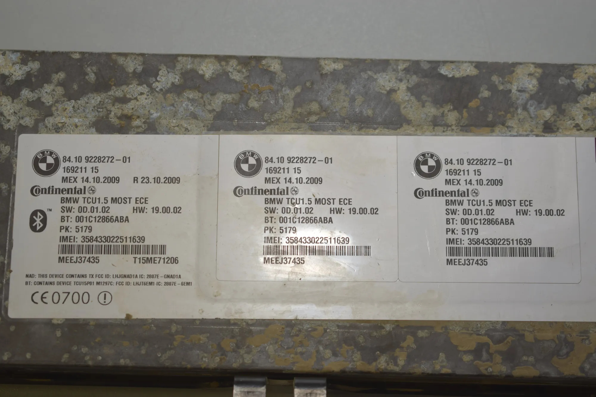 Bluetooth Control Unit – OEM 9228272 · BMW 5 Gran Turismo (F07) 530 d 2009 – 3